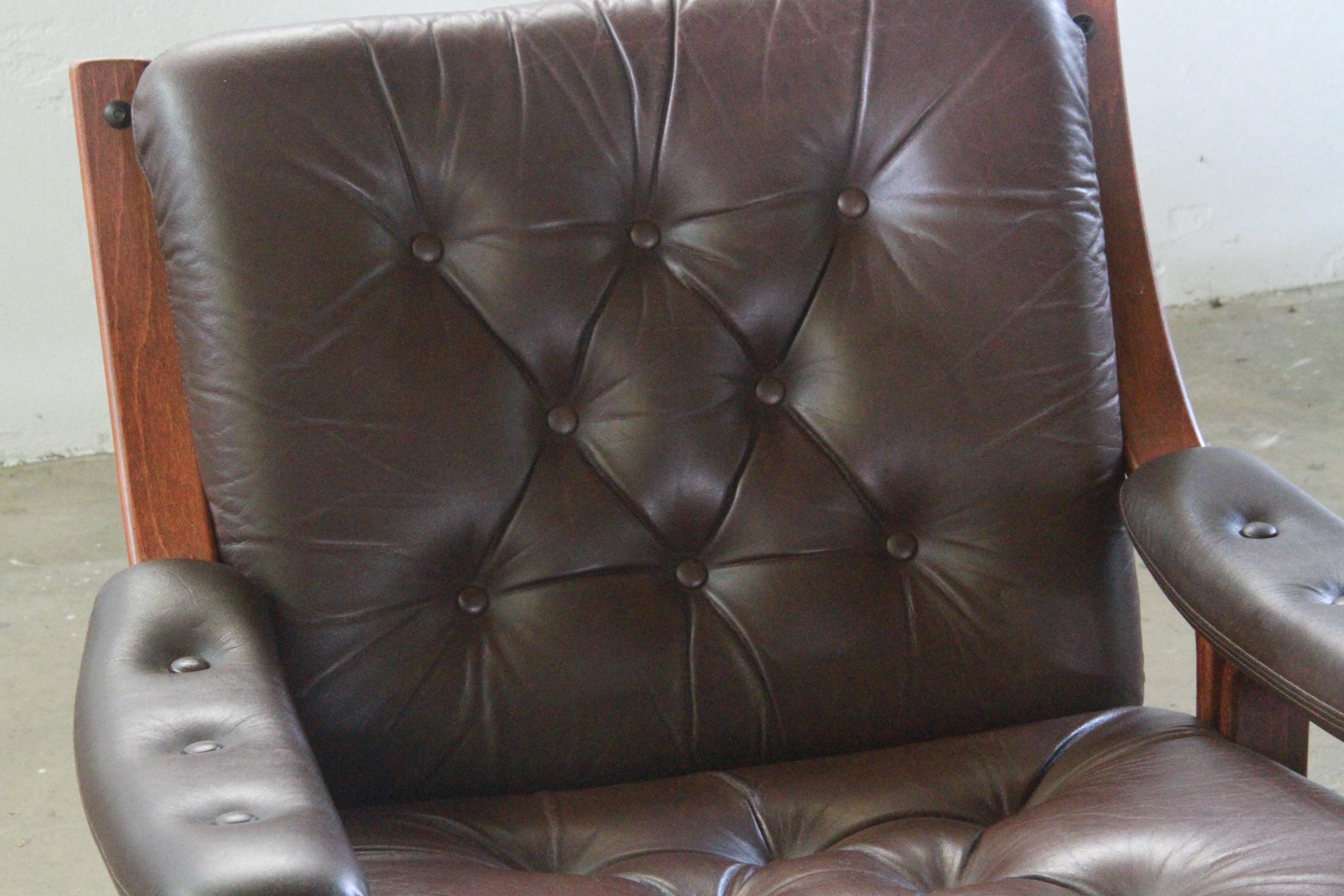 Ensemble de 2 fauteuils cantilever attr. Jon Hjortdal, Velledalen 1970 en vente 8