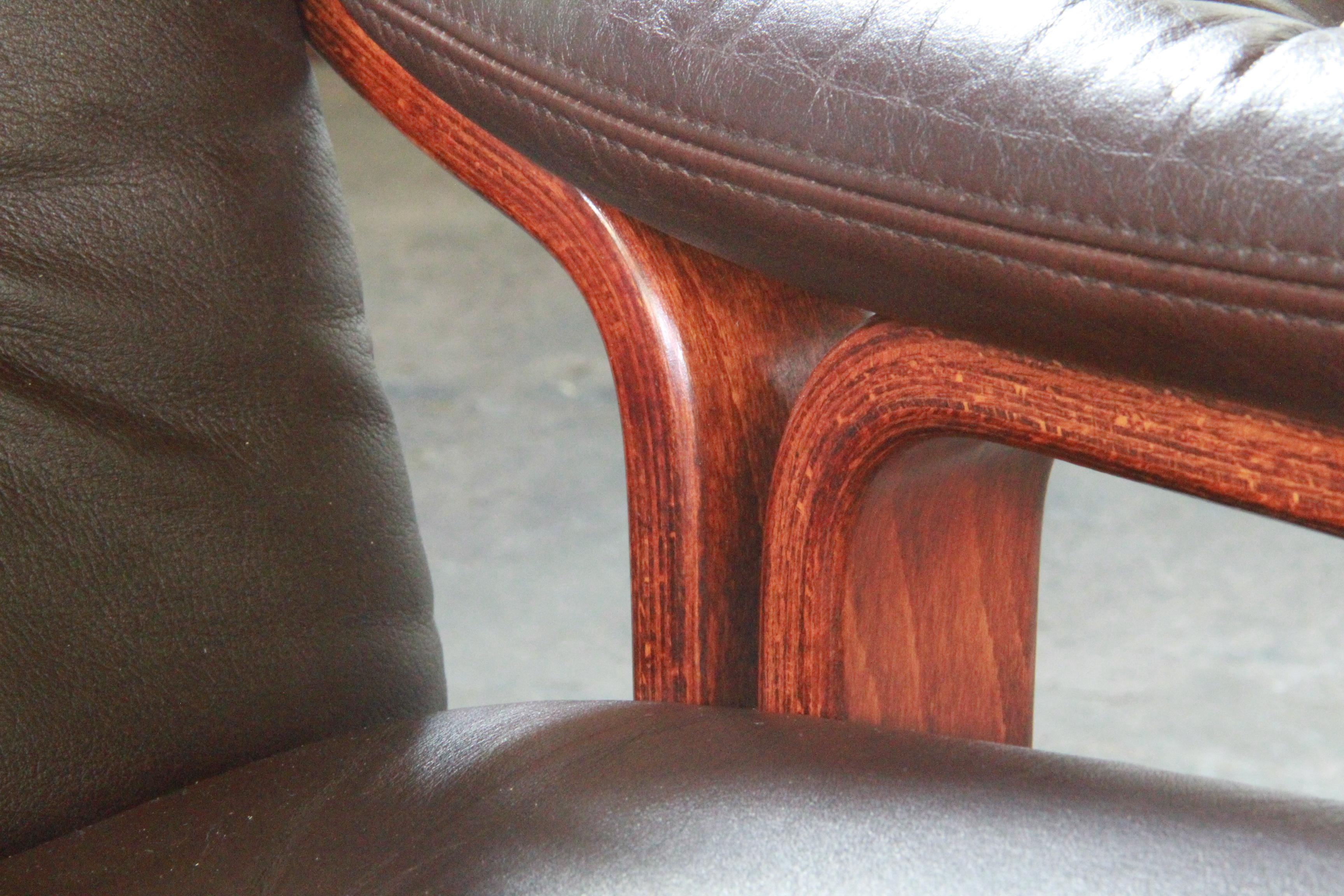 Ensemble de 2 fauteuils cantilever attr. Jon Hjortdal, Velledalen 1970 en vente 11