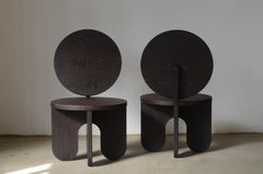 Set of 2 Capsule Lounge Chairs by Owl