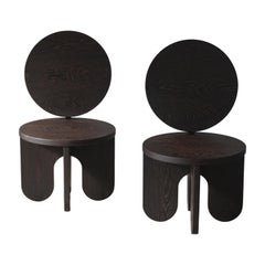 Set of 2 Capsule Lounge Chairs by Owl