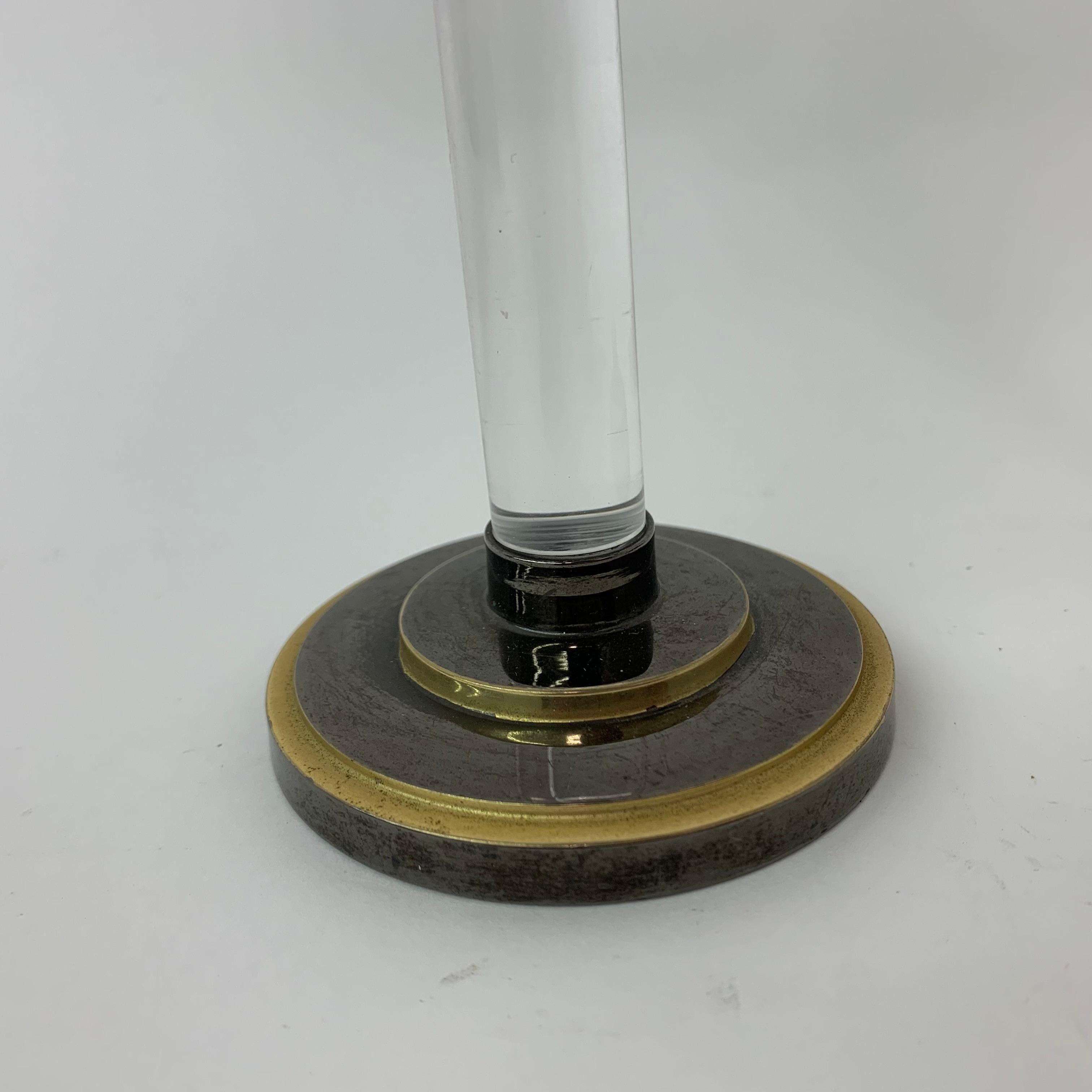 Set di 2 candele in lucite Caravell, anni '70 in vendita 2