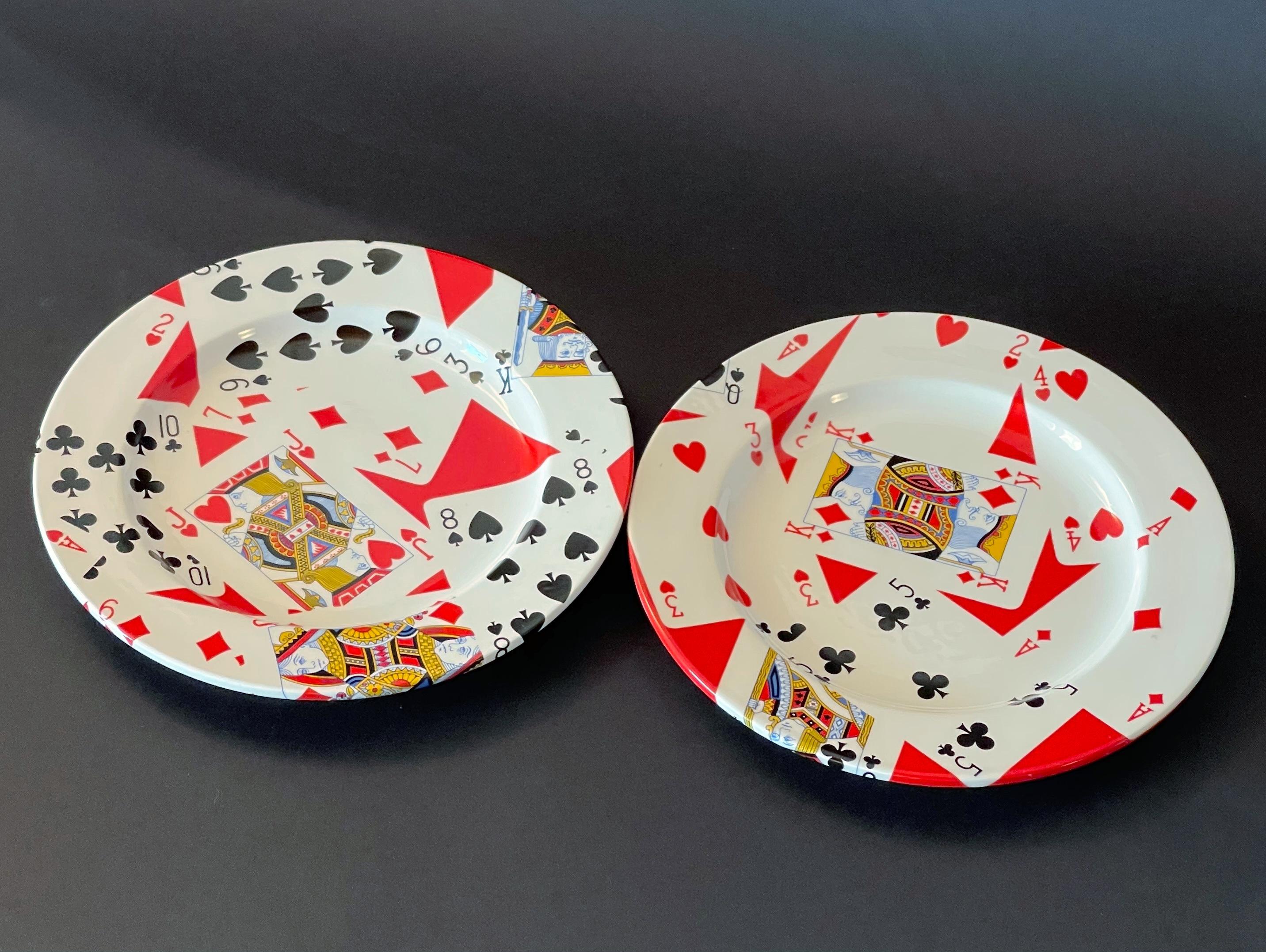 GUCCI Set aus 2 Kartentellern im Zustand „Gut“ im Angebot in Los Angeles, CA