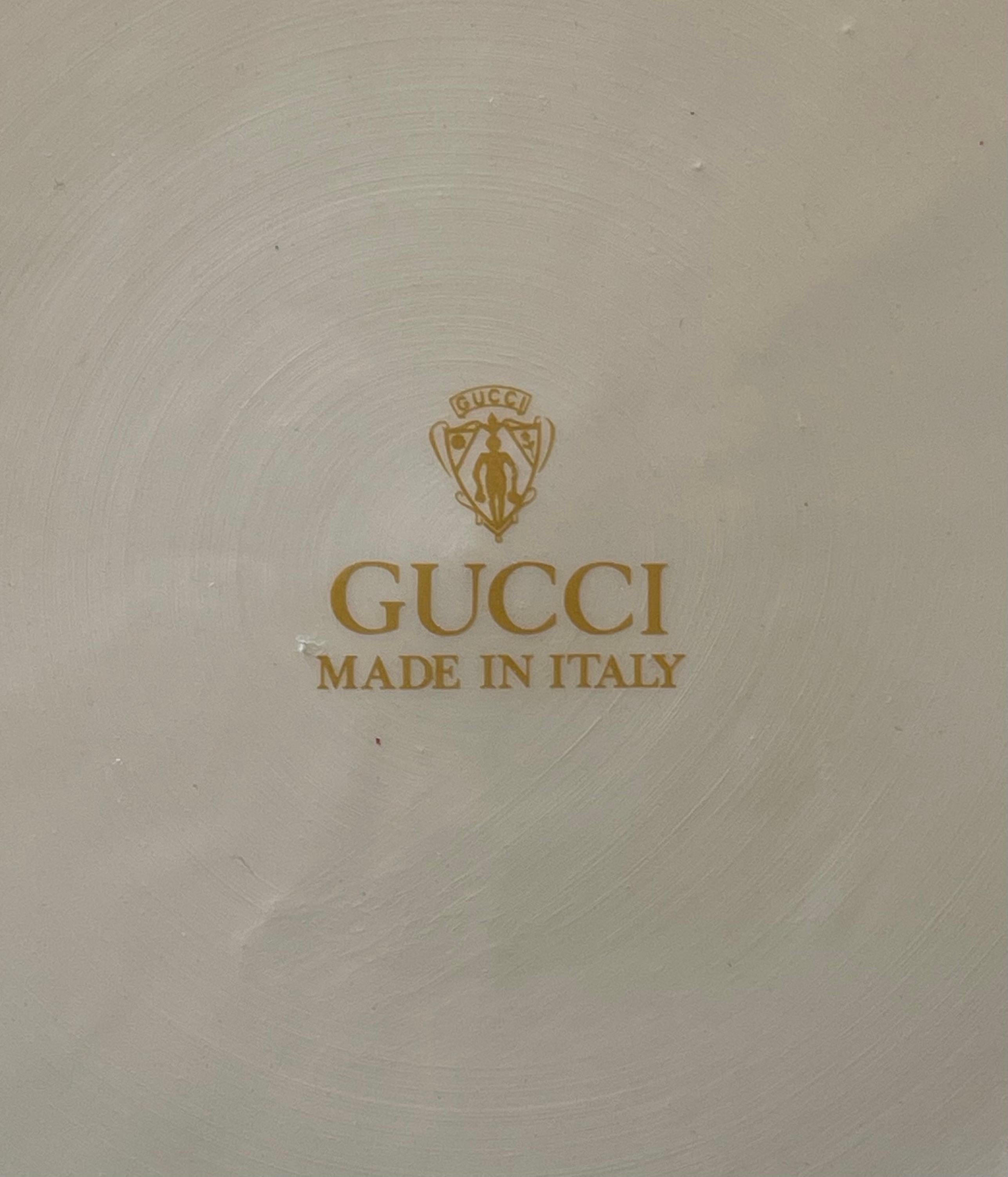 GUCCI Set aus 2 Kartentellern im Angebot 2