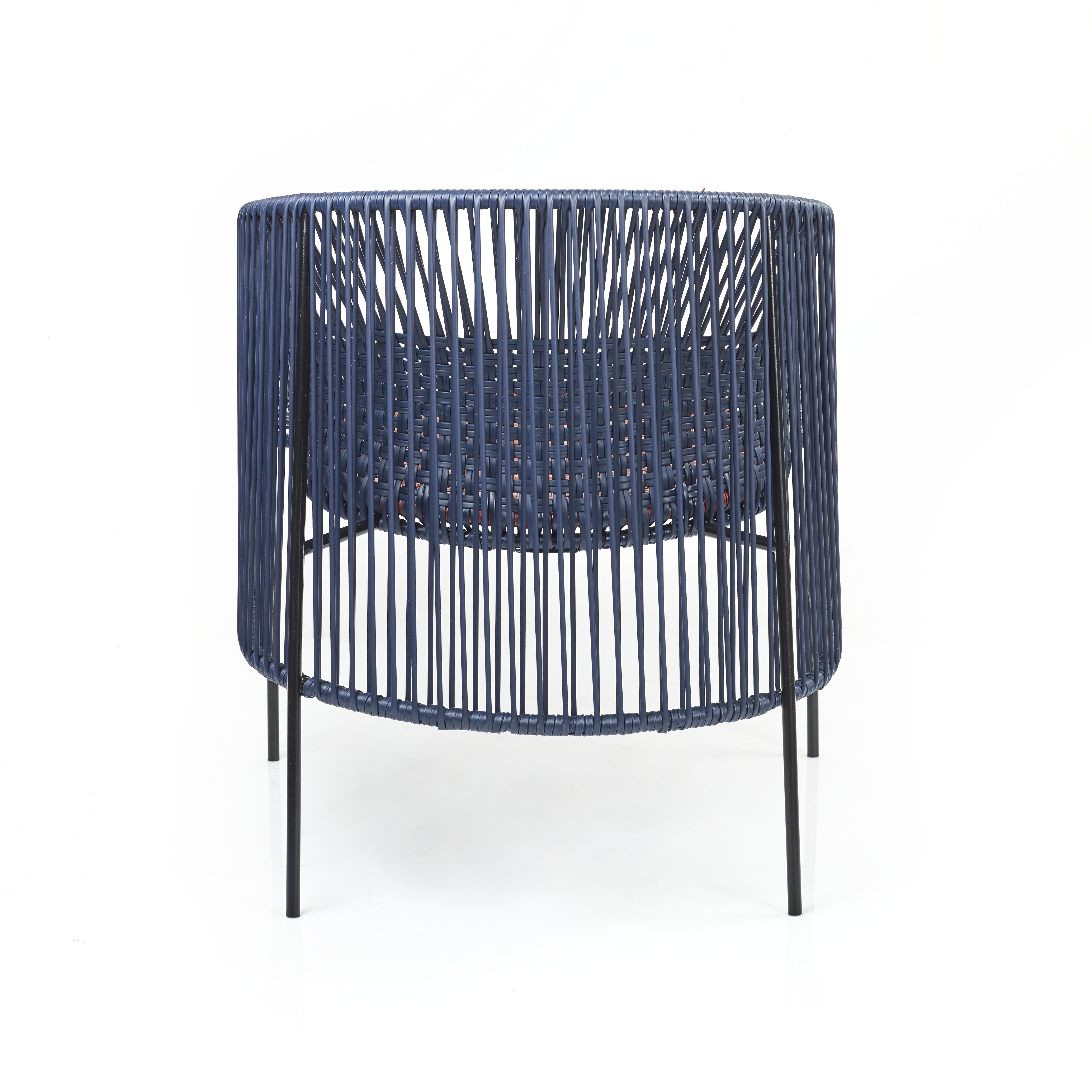 Powder-Coated Set of 2 Caribe Chic Lounge Chair by Sebastian Herkner For Sale