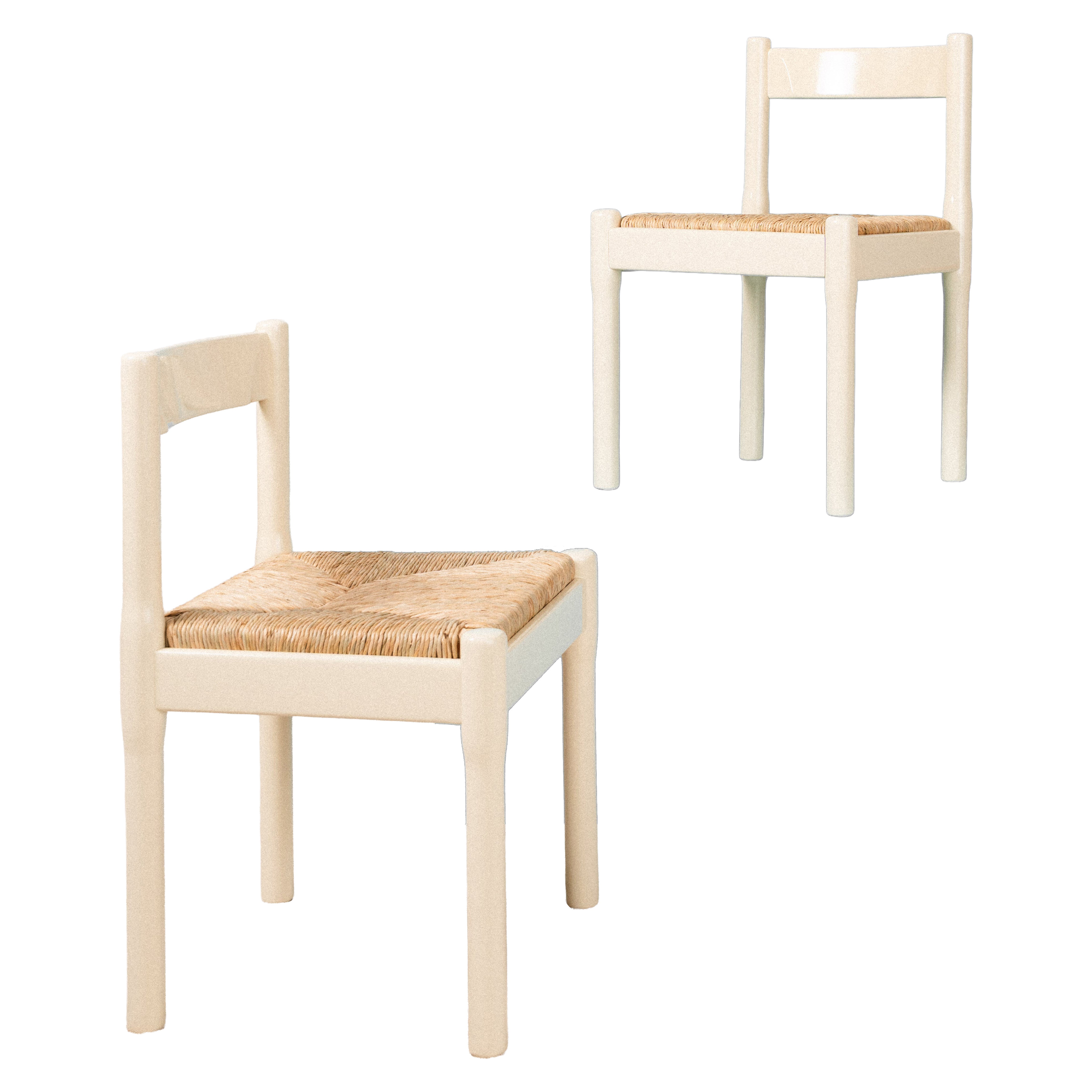 Set of 2 "Carimate" chairs