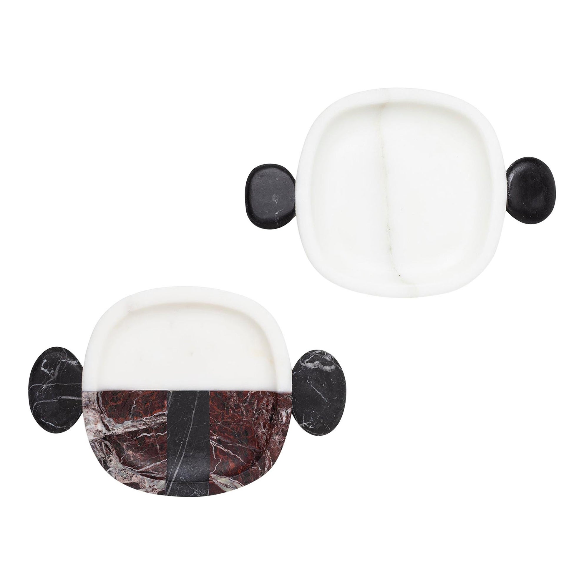 Set of 2 Carlo Small Plates by Matteo Cibic For Sale