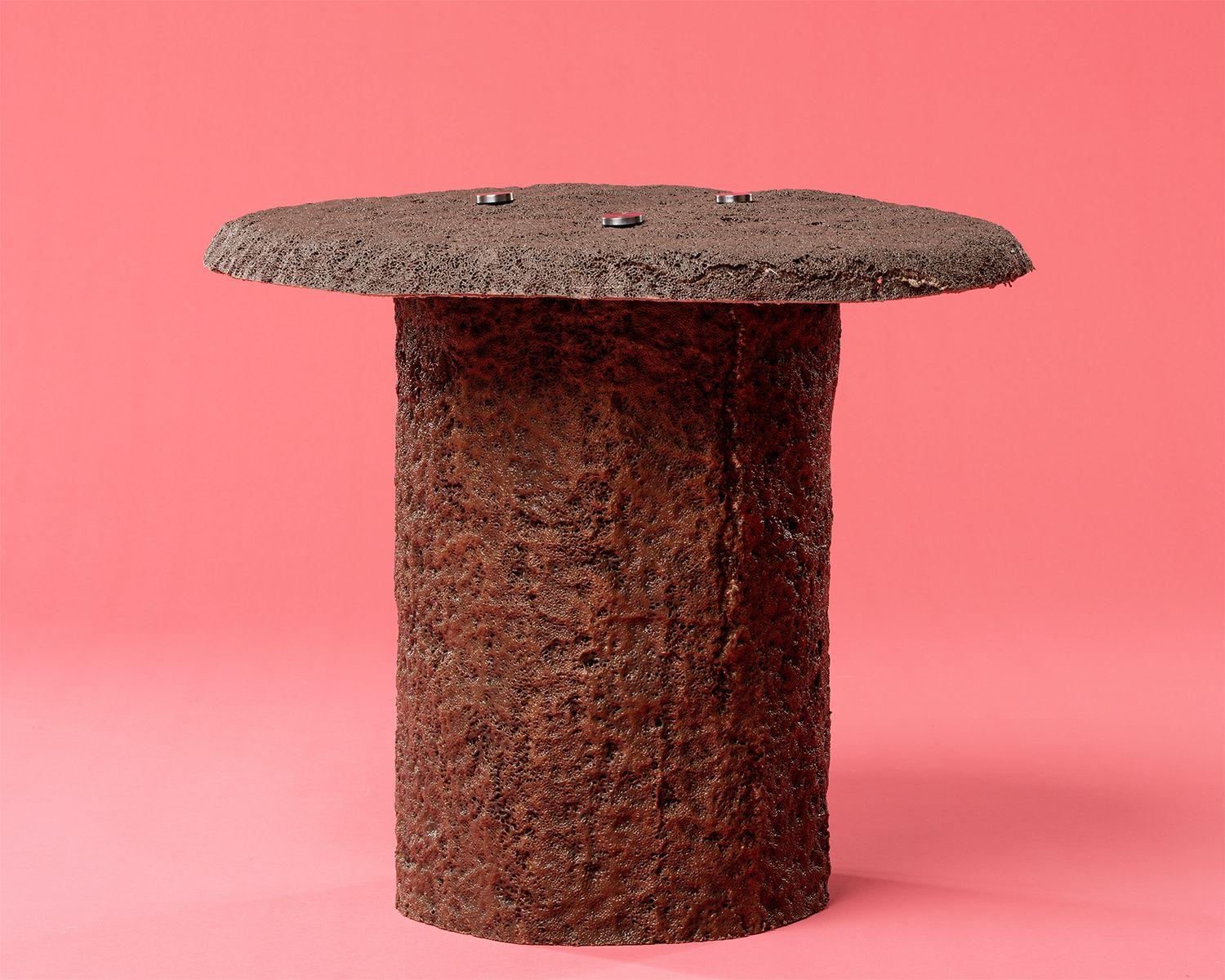 Modern Set of 2 Carpet Matter Side Table by Riccardo Cenedella For Sale