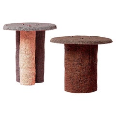 Set of 2 Carpet Matter Side Table by Riccardo Cenedella