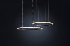Set Of 2 Quartz VI 88 And VI 73 Chandeliers by Aver