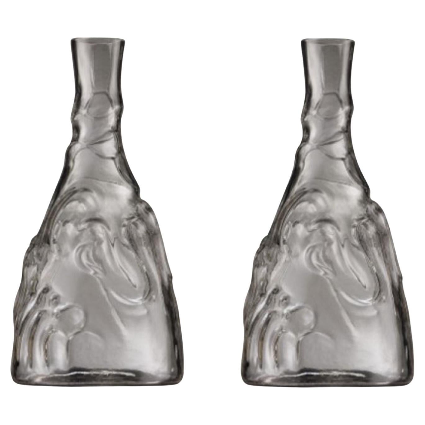 Set of 2 Casa De Familia Bottles by Josep Maria Jujol For Sale