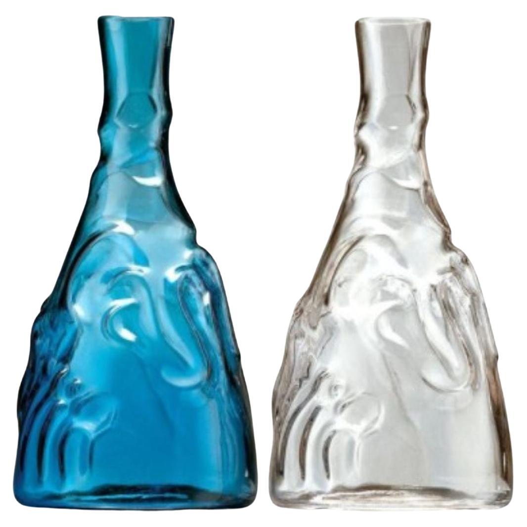 Set of 2 Casa de Familia Bottles by Josep Maria Jujol