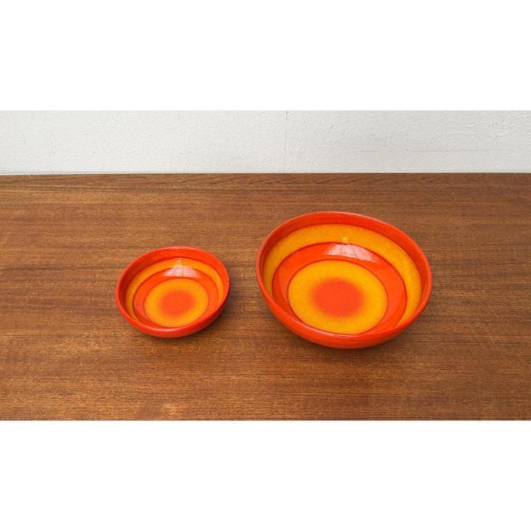 Set of 2 Ceramic Bowls from Baldelli, Italy, 1970s For Sale 6
