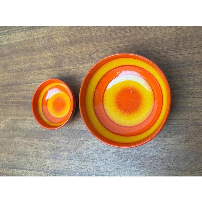 Set of 2 Ceramic Bowls from Baldelli, Italy, 1970s For Sale 2