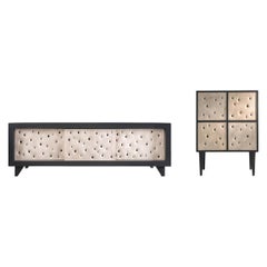 Set of 2 Ceramic Contemporary Cabinets by FAINA