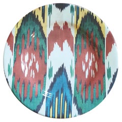 Set de 2 platos de postre de cerámica Ikat - Estilo #104