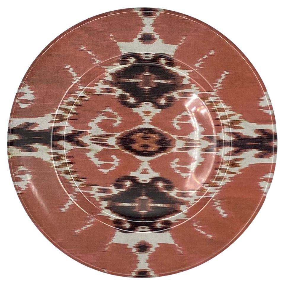 Set de 2 Platos de Postre de Cerámica Ikat - Estilo nº 18
