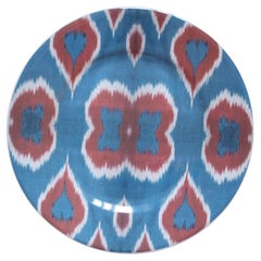 Set de 2 platos de postre de cerámica Ikat - Estilo #76