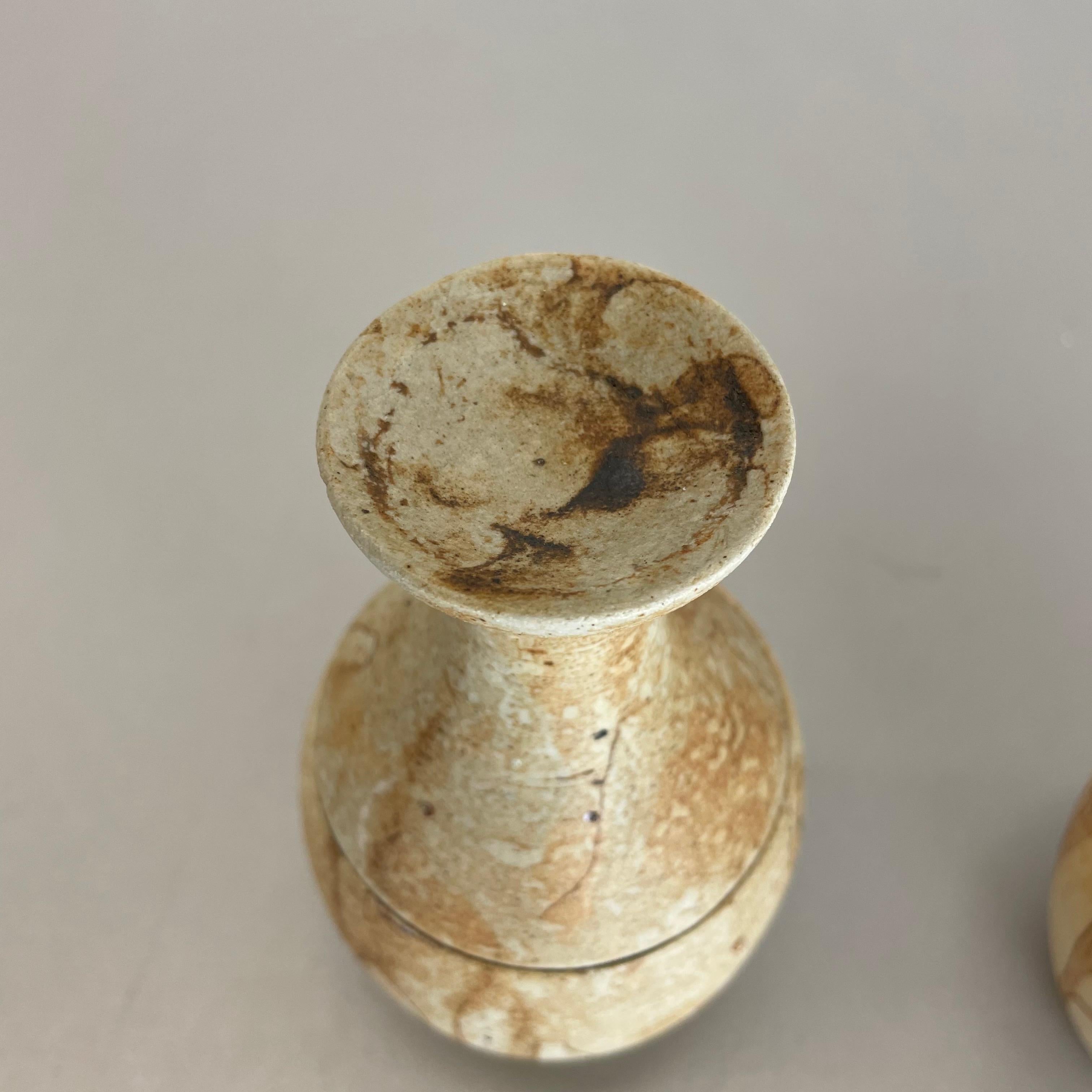 Set of 2 Ceramic Studio Pottery Objects by Gerhard Liebenthron, Germany, 1970s For Sale 2
