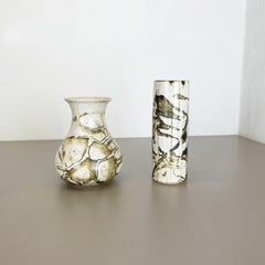 Set von 2 Keramik-Studio-Keramikvasen von Gerhard Liebenthron, Deutschland, 1980er Jahre