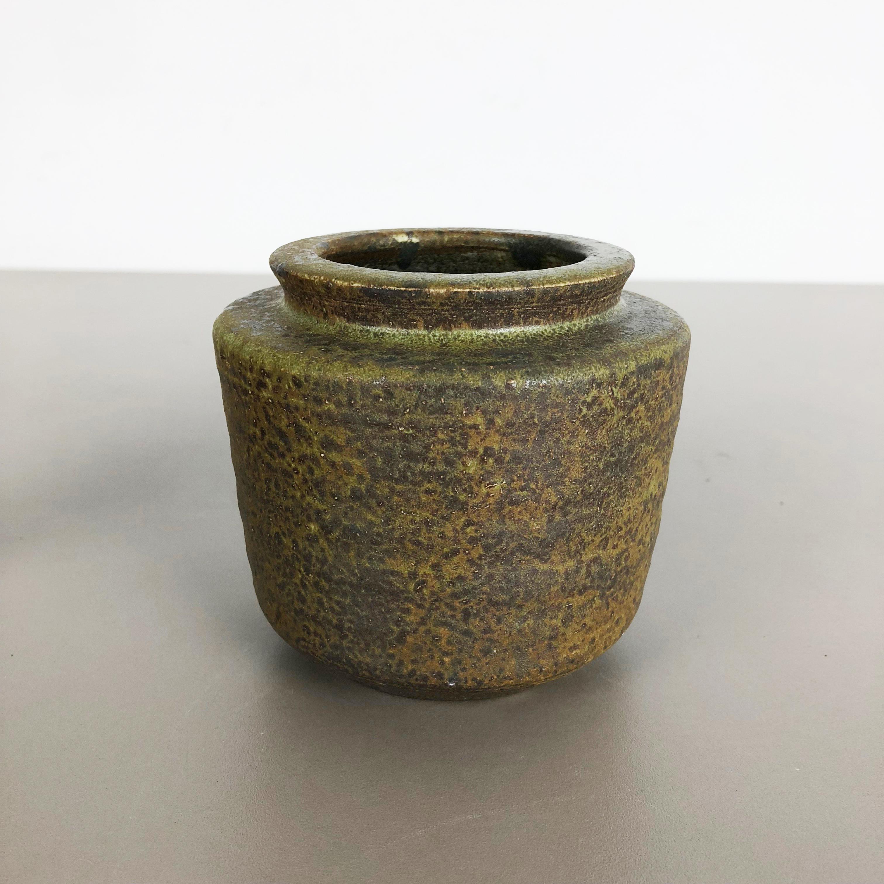 Set of 2 Ceramic Studio Pottery Vase by Piet Knepper for Mobach Netherlands 1970 1