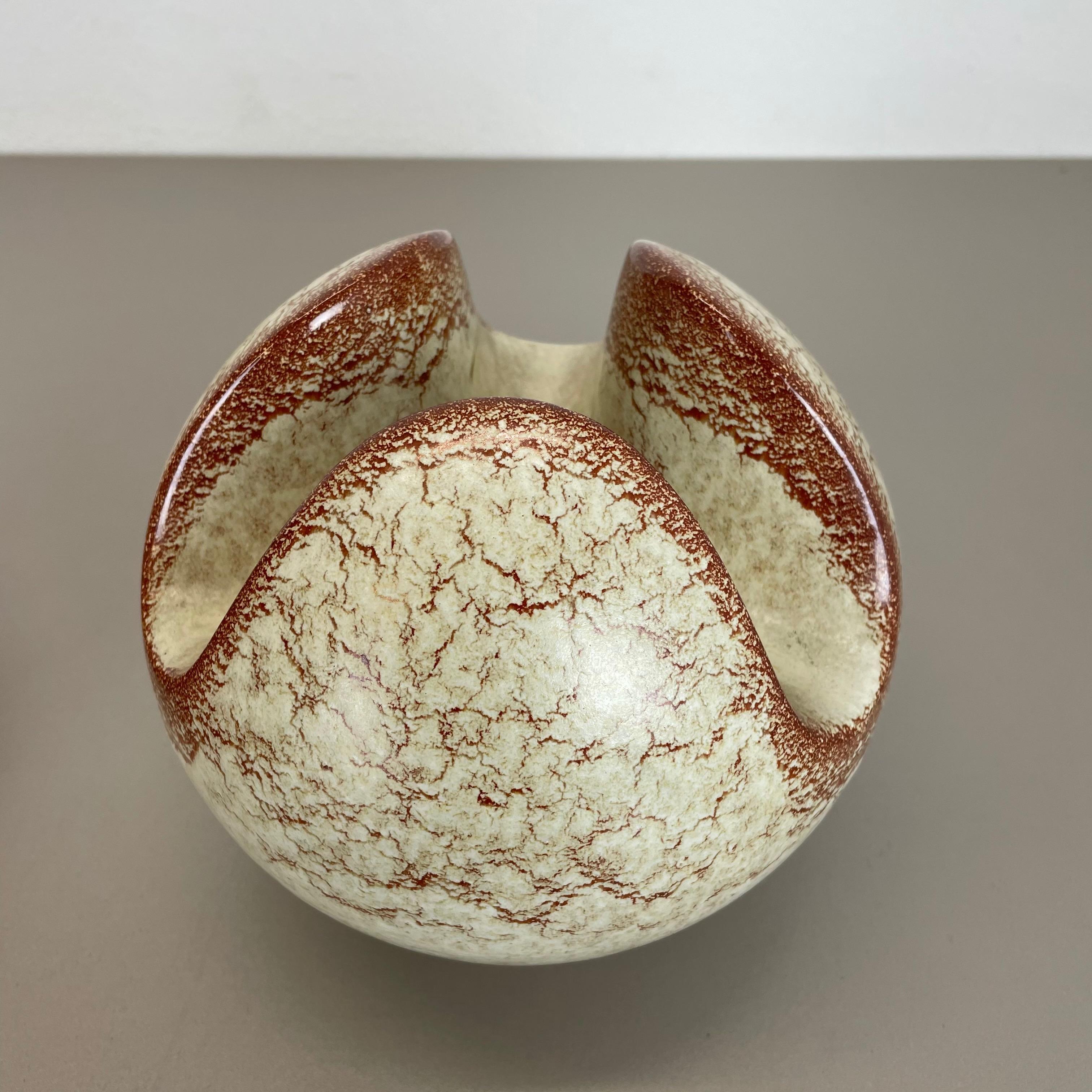 Set of 2 Ceramic Studio Pottery Vases by Bertoncello Ceramics, Italy 1970s 4