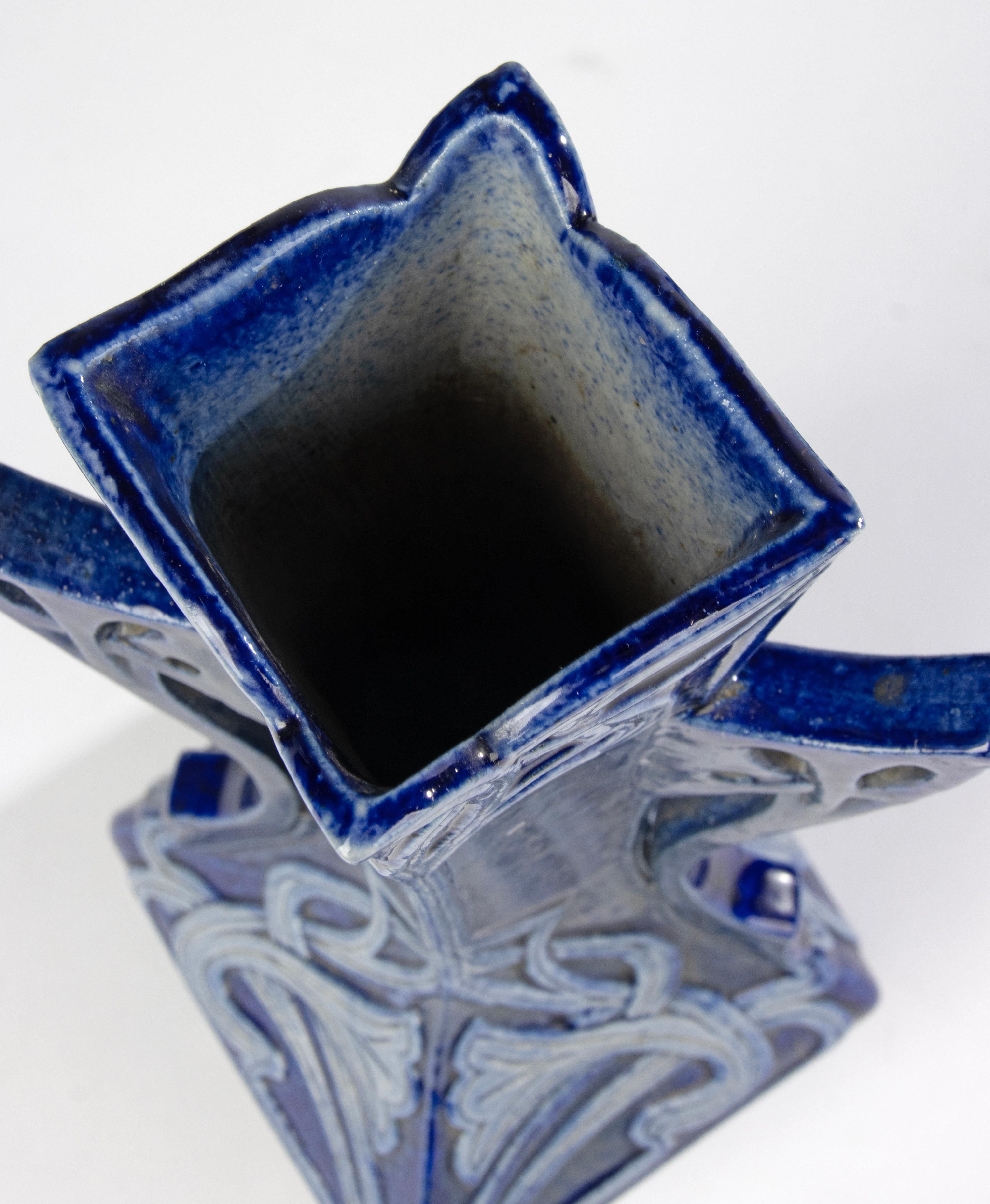 Set di 2 vasi in ceramica - Art Nouveau in vendita 3