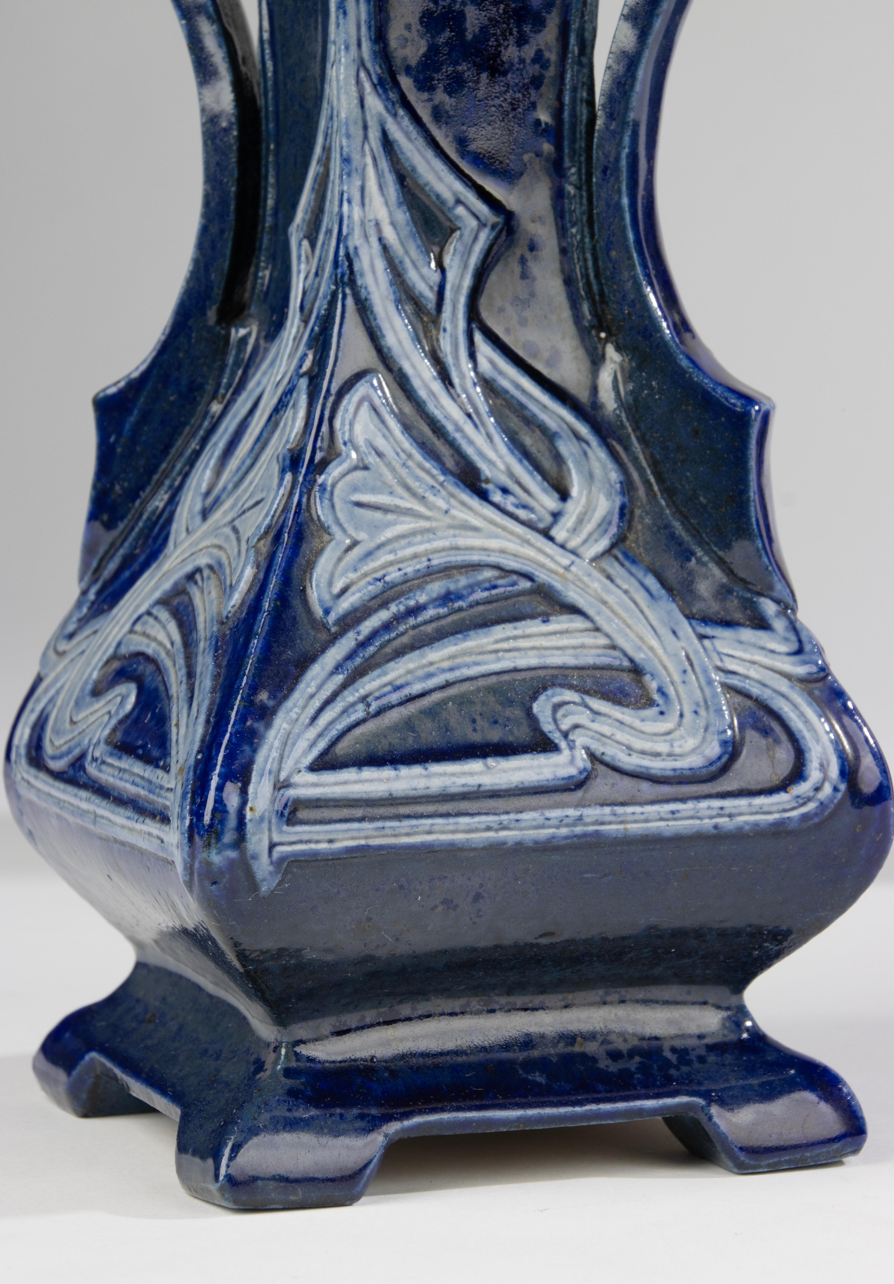 Set di 2 vasi in ceramica - Art Nouveau in vendita 9