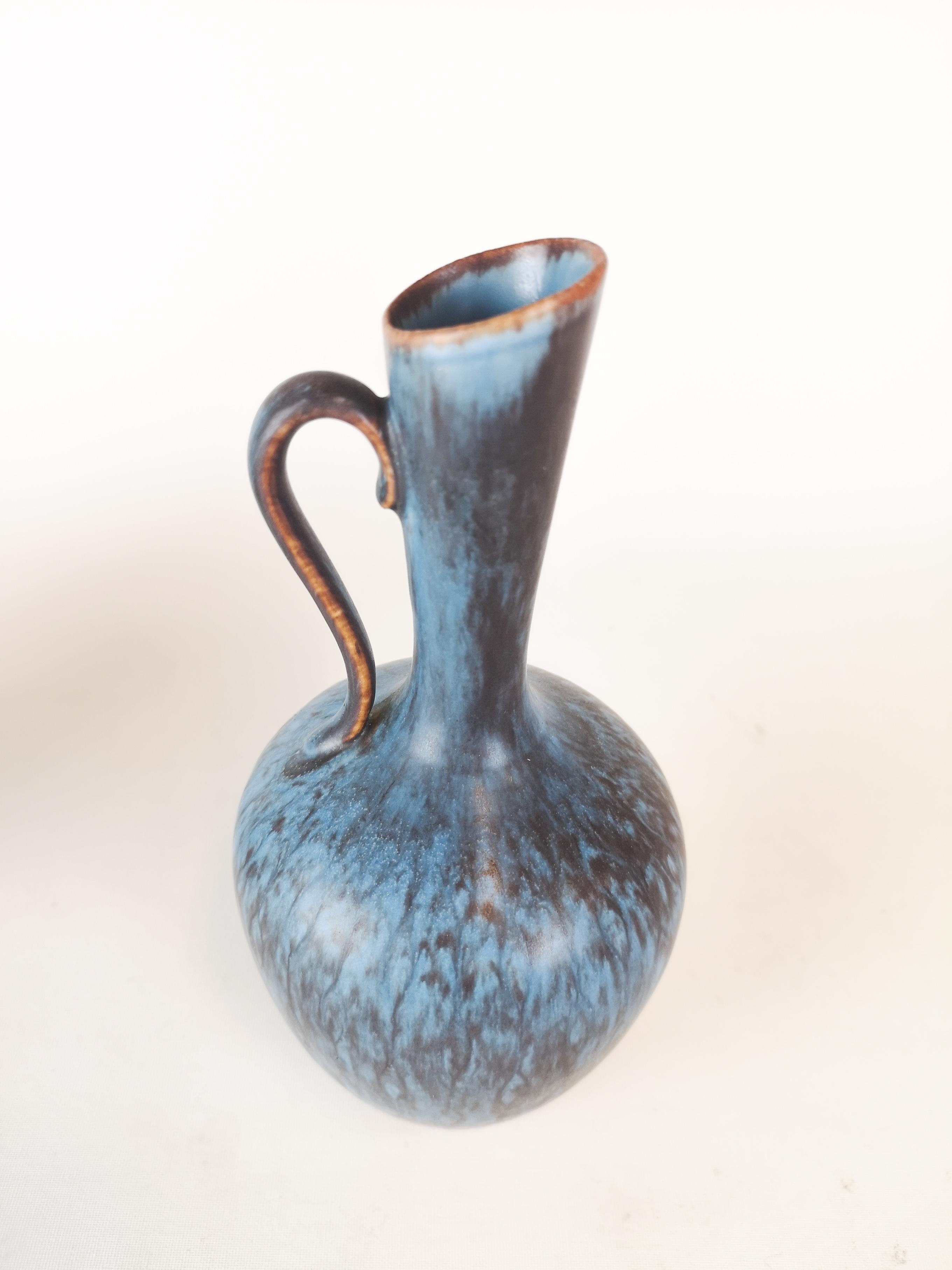 Set of 2 Ceramic Vases Rörstrand Gunnar Nylund, Sweden In Good Condition For Sale In Hillringsberg, SE
