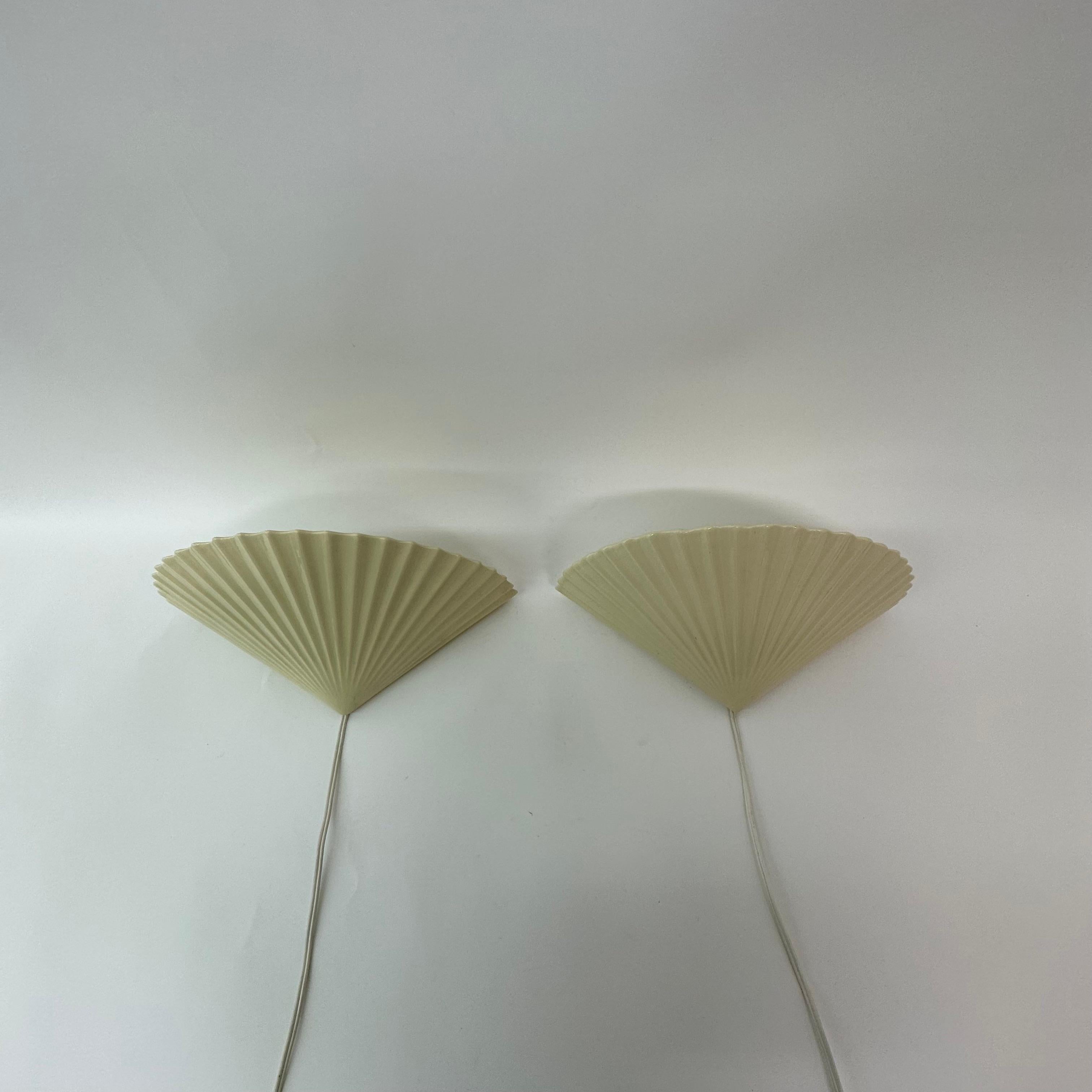 Set of 2 Ceramic Wall Lamps, 1970s 10