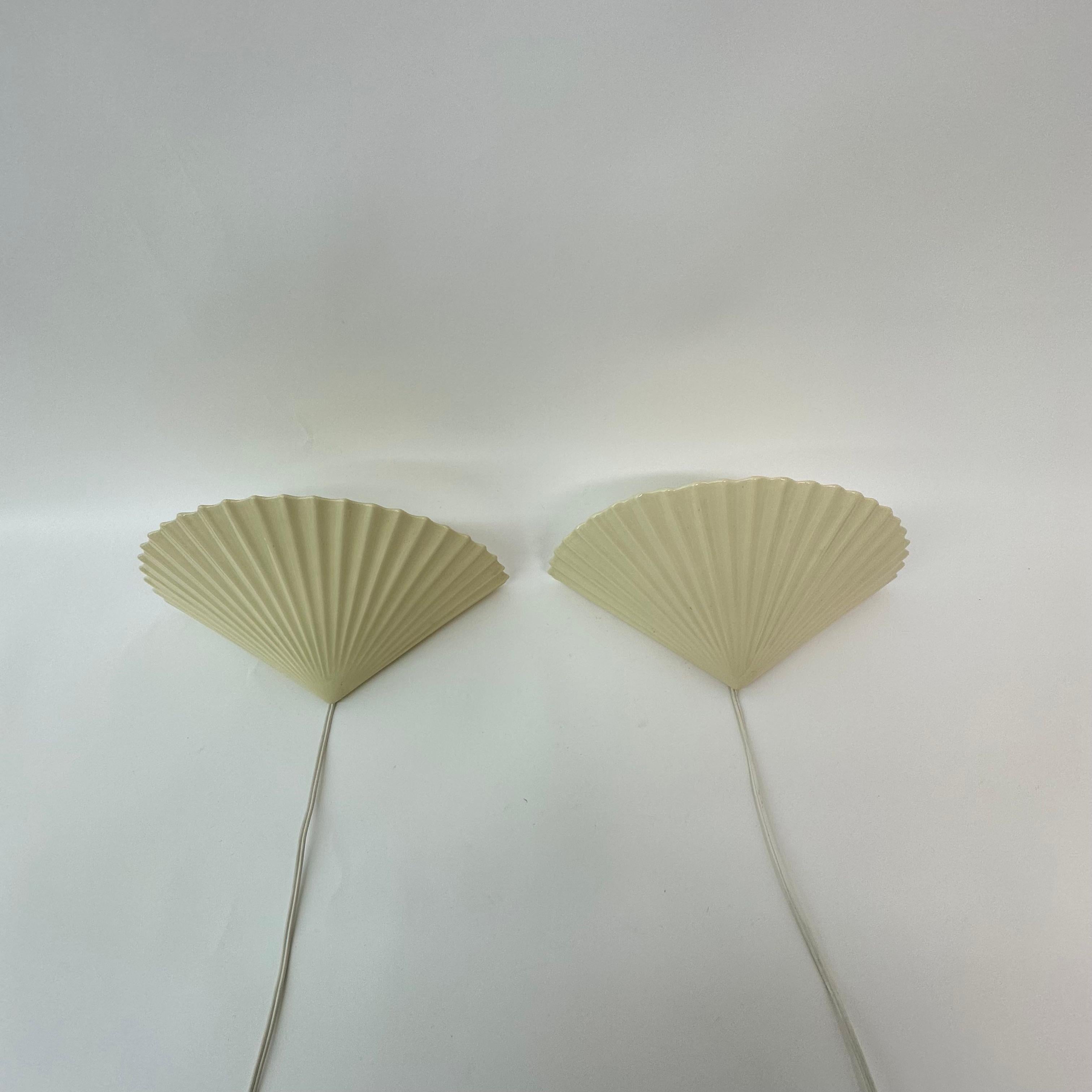 Set of 2 Ceramic Wall Lamps, 1970s 11