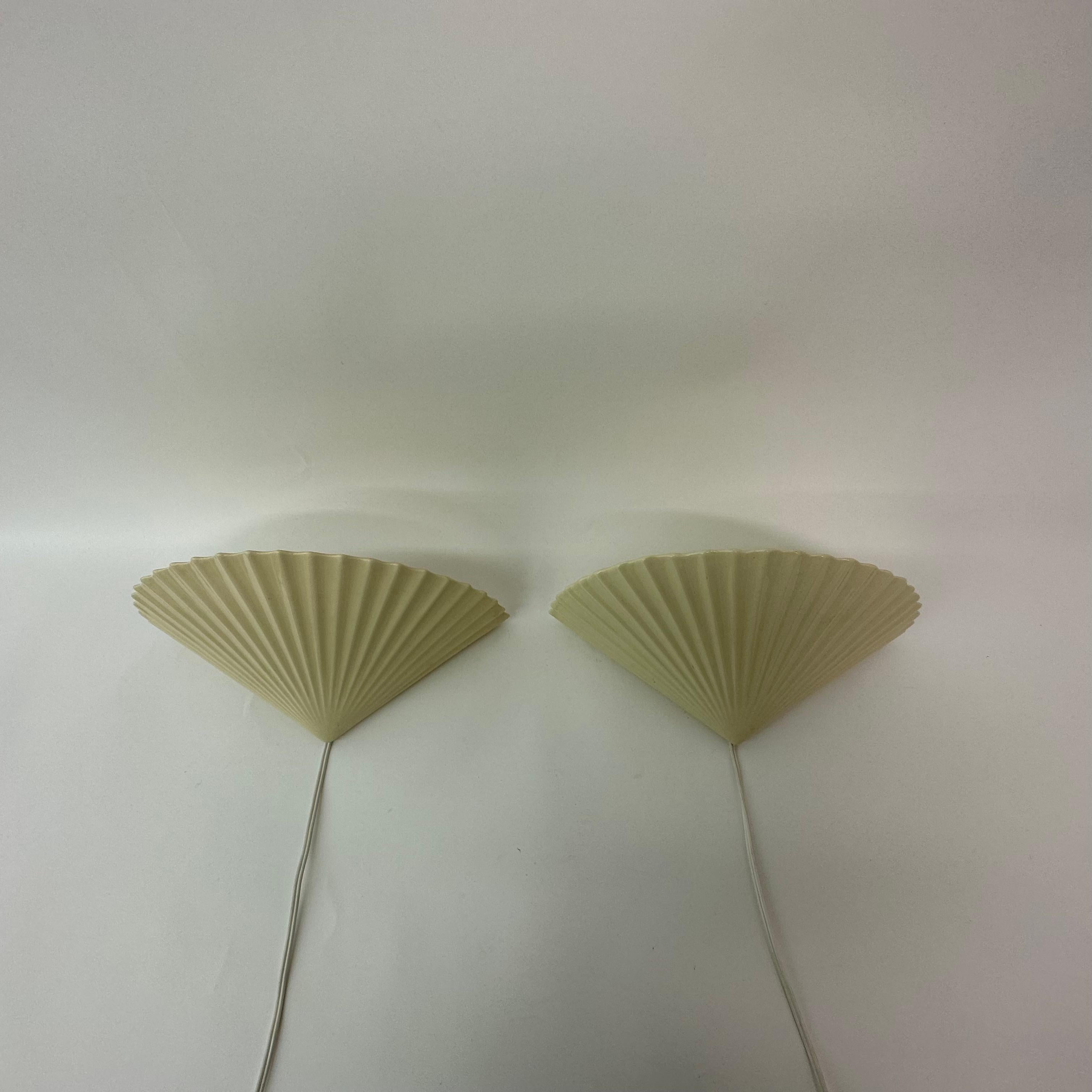 Set of 2 Ceramic Wall Lamps, 1970s 14