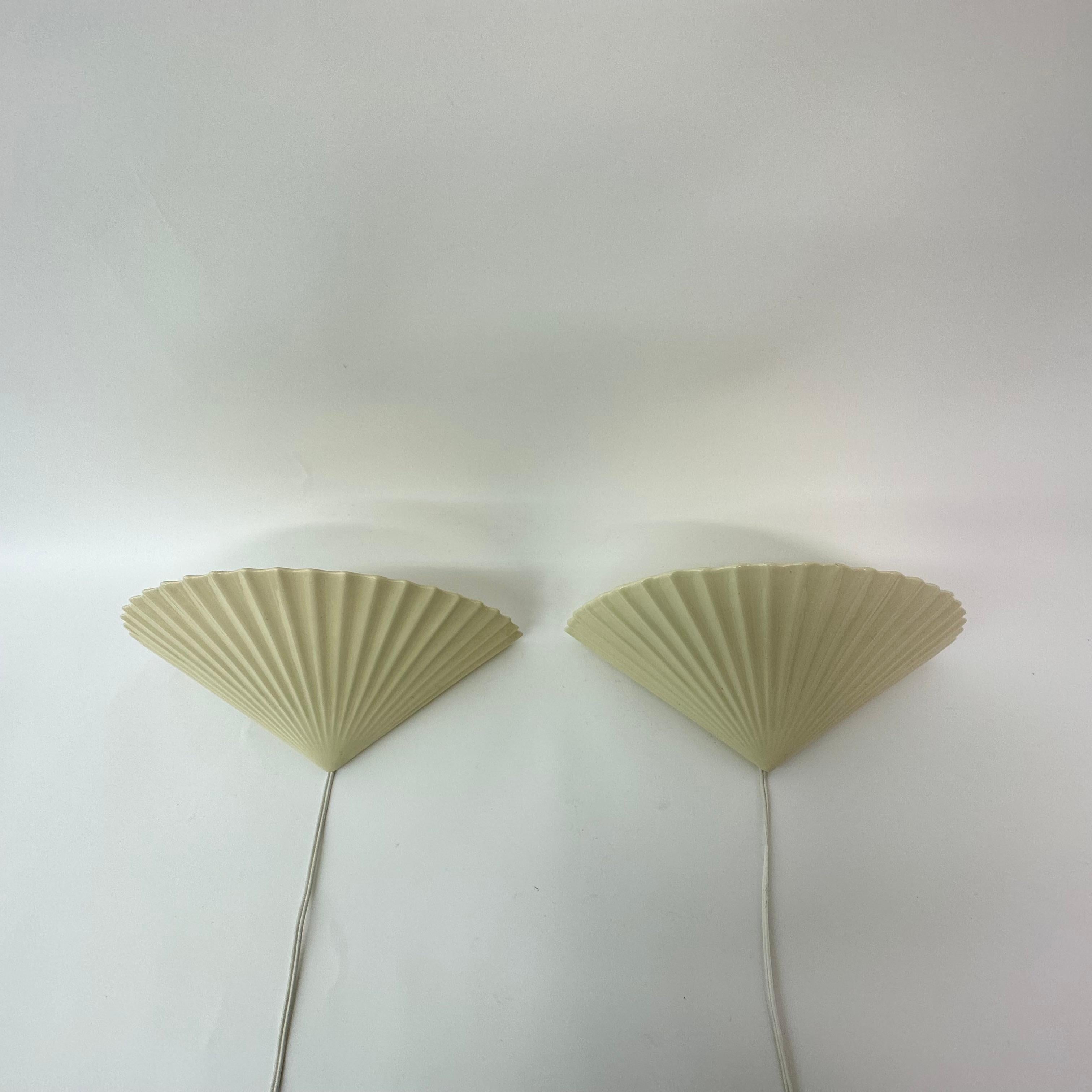 Set of 2 Ceramic Wall Lamps, 1970s 15