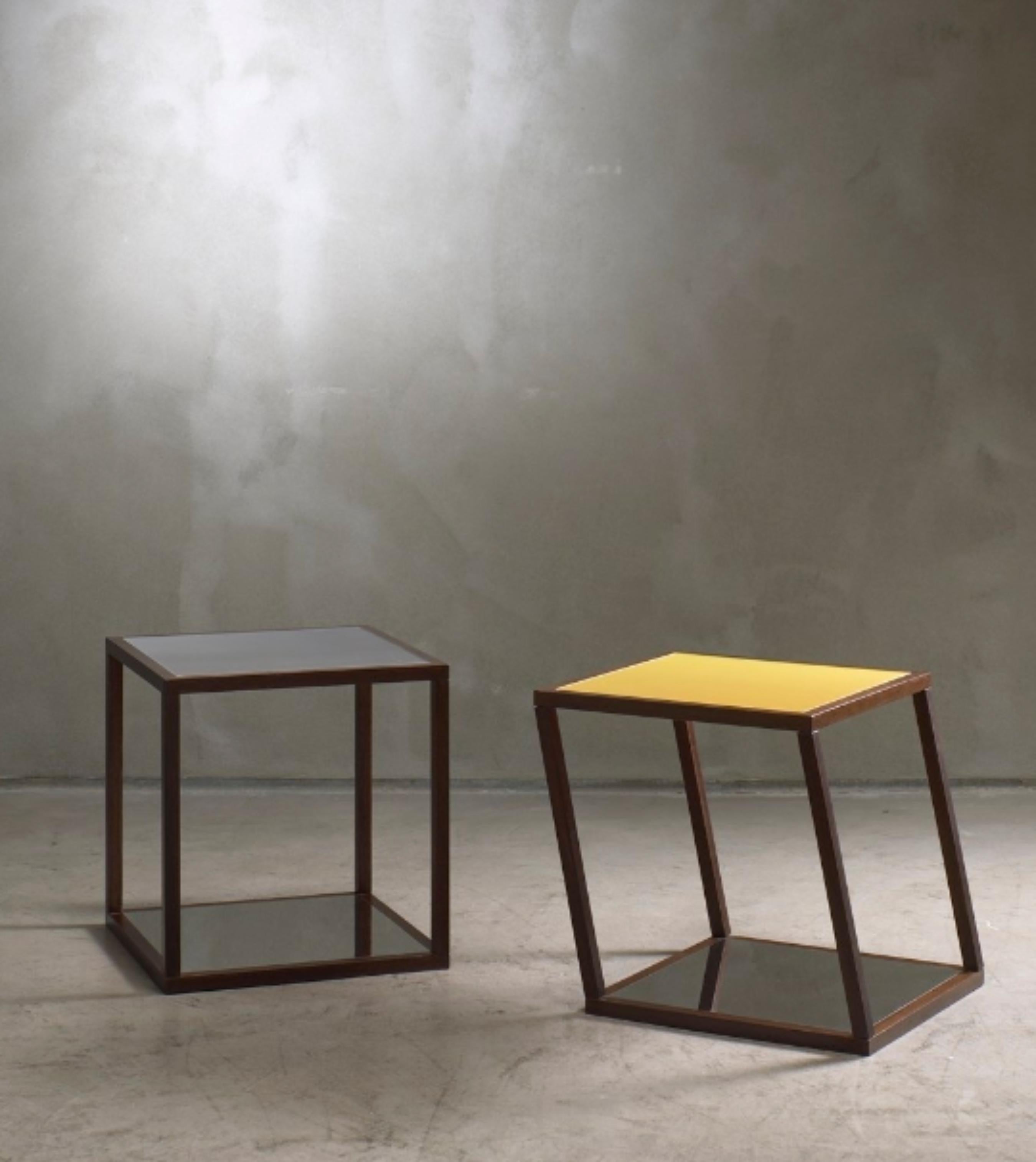 Italian Set Of 2 CF LT07.5 Low Tables by Caturegli Formica For Sale
