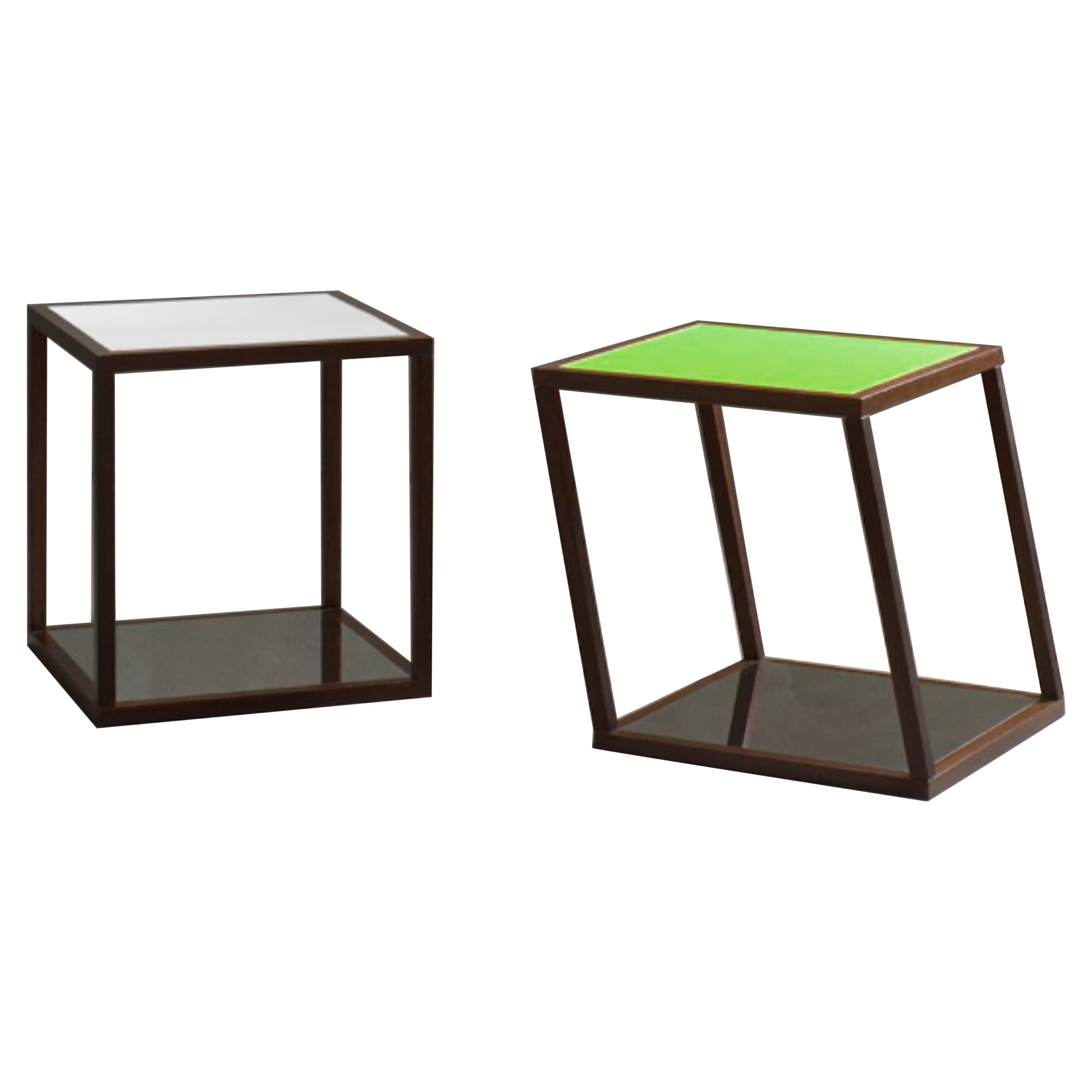 Set of 2 Cf Lt07.5 Low Tables by Caturegli Formica For Sale