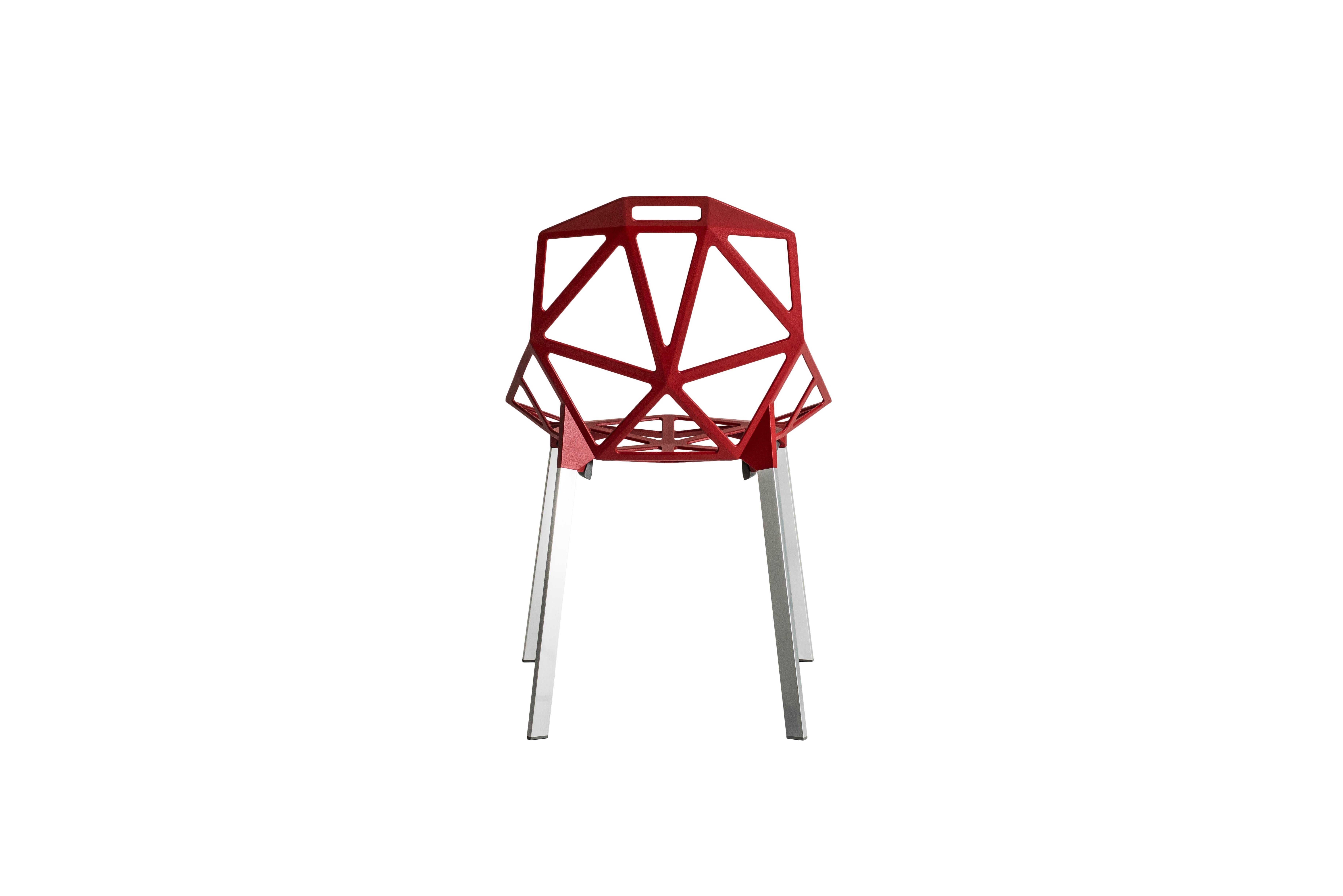 Satz von  2 Stühle_Einer in Schwarz von Konstantin Grcic  für MAGIS (21. Jahrhundert und zeitgenössisch) im Angebot