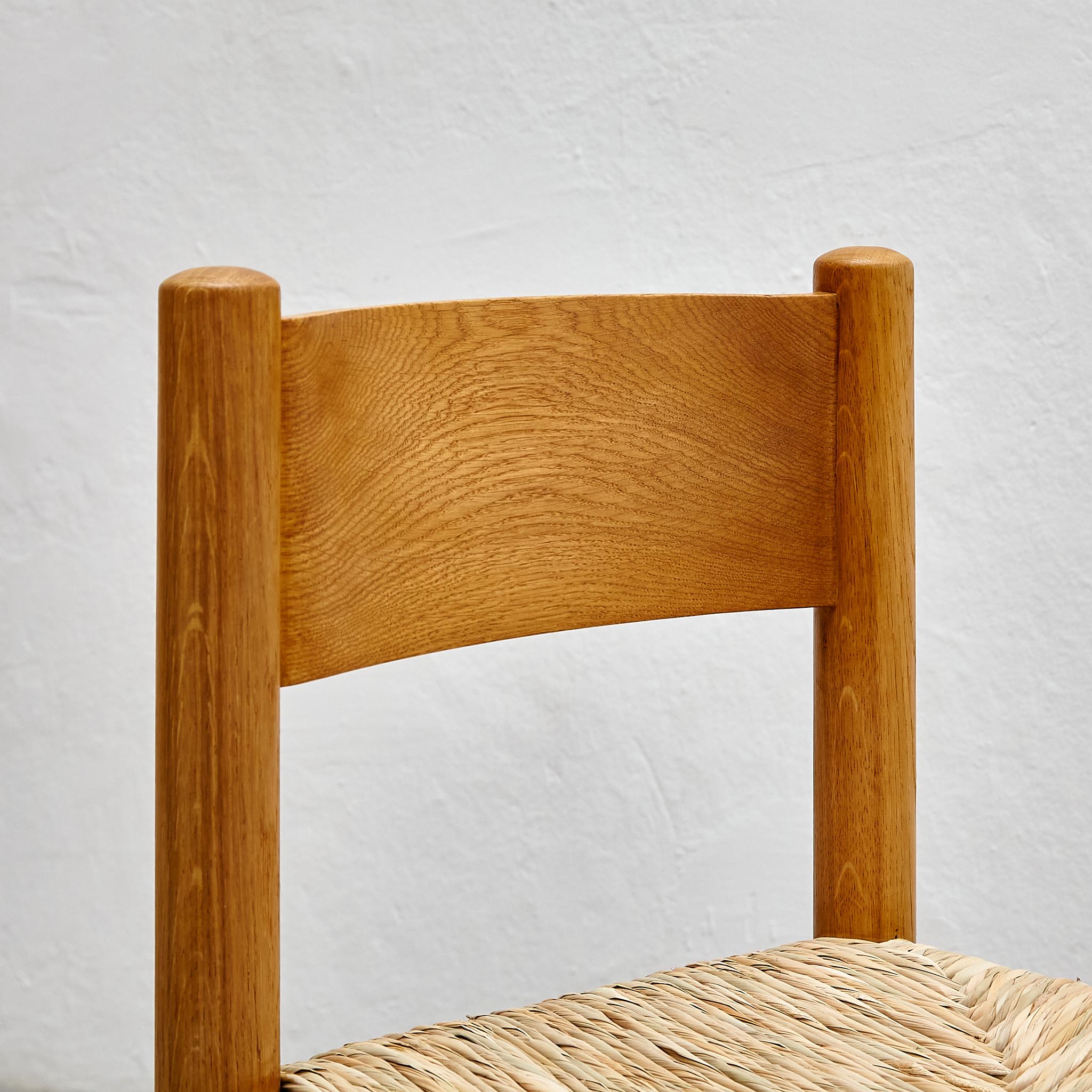 Set of 2 Chairs After Charlotte Perriand For Sale 8
