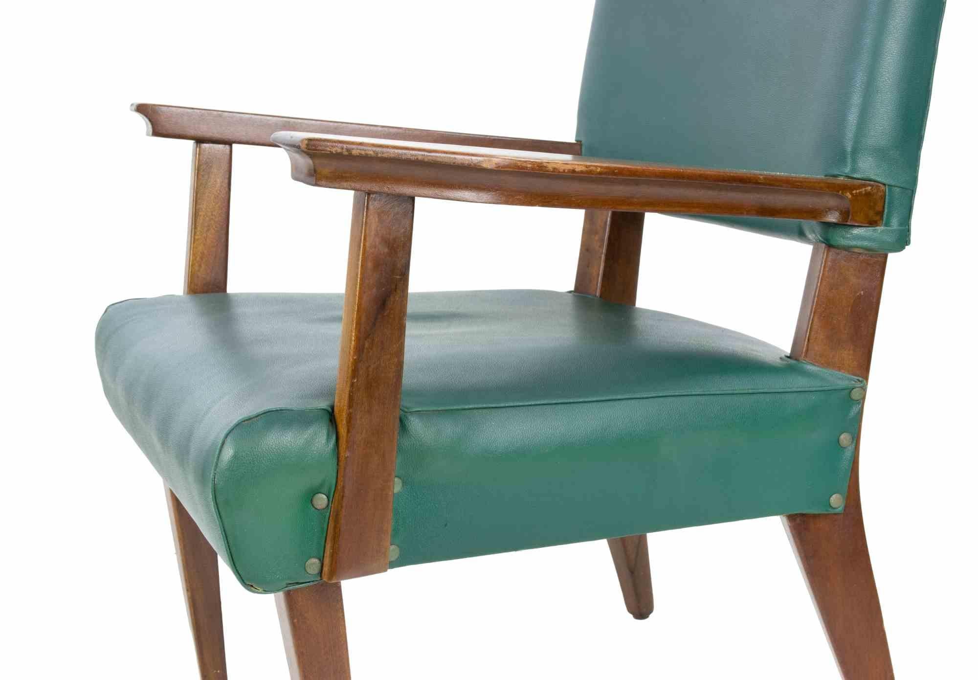 Set di 2 sedie e 1 poltrona anni '50 in vendita 2