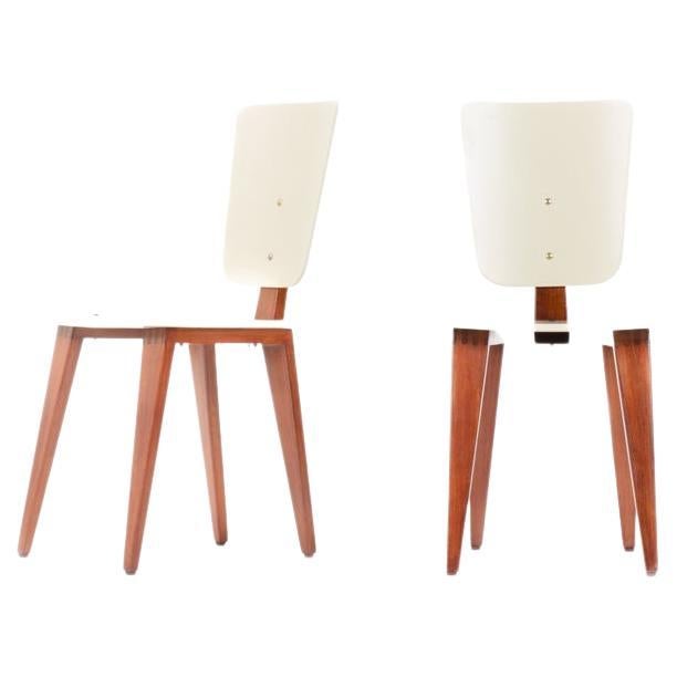 Set of 2 Chairs by Andre Sornay, 1960 For Sale