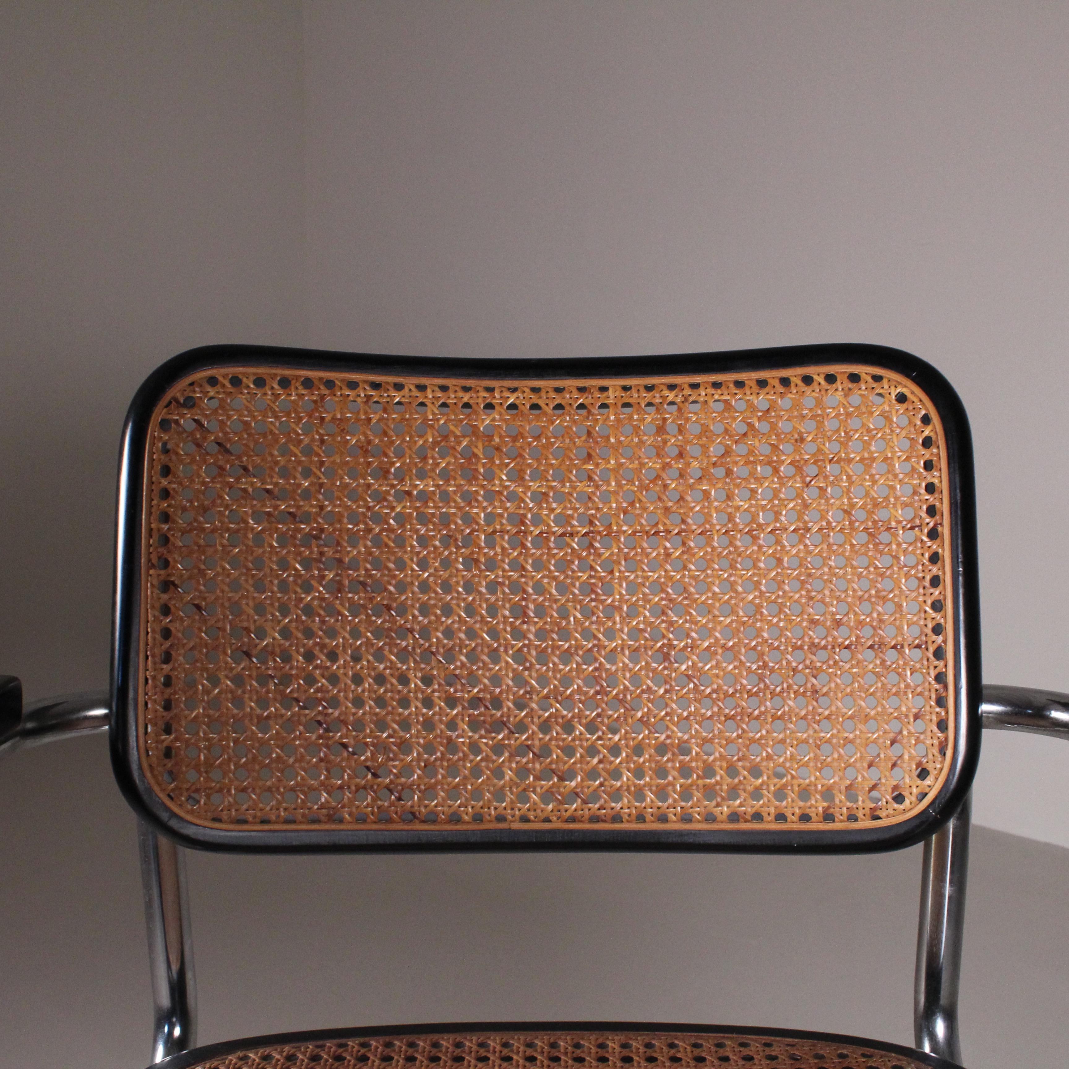 Set of 2 Chairs Cesca, Marcel Breuer, Gavina, 1970 For Sale 3