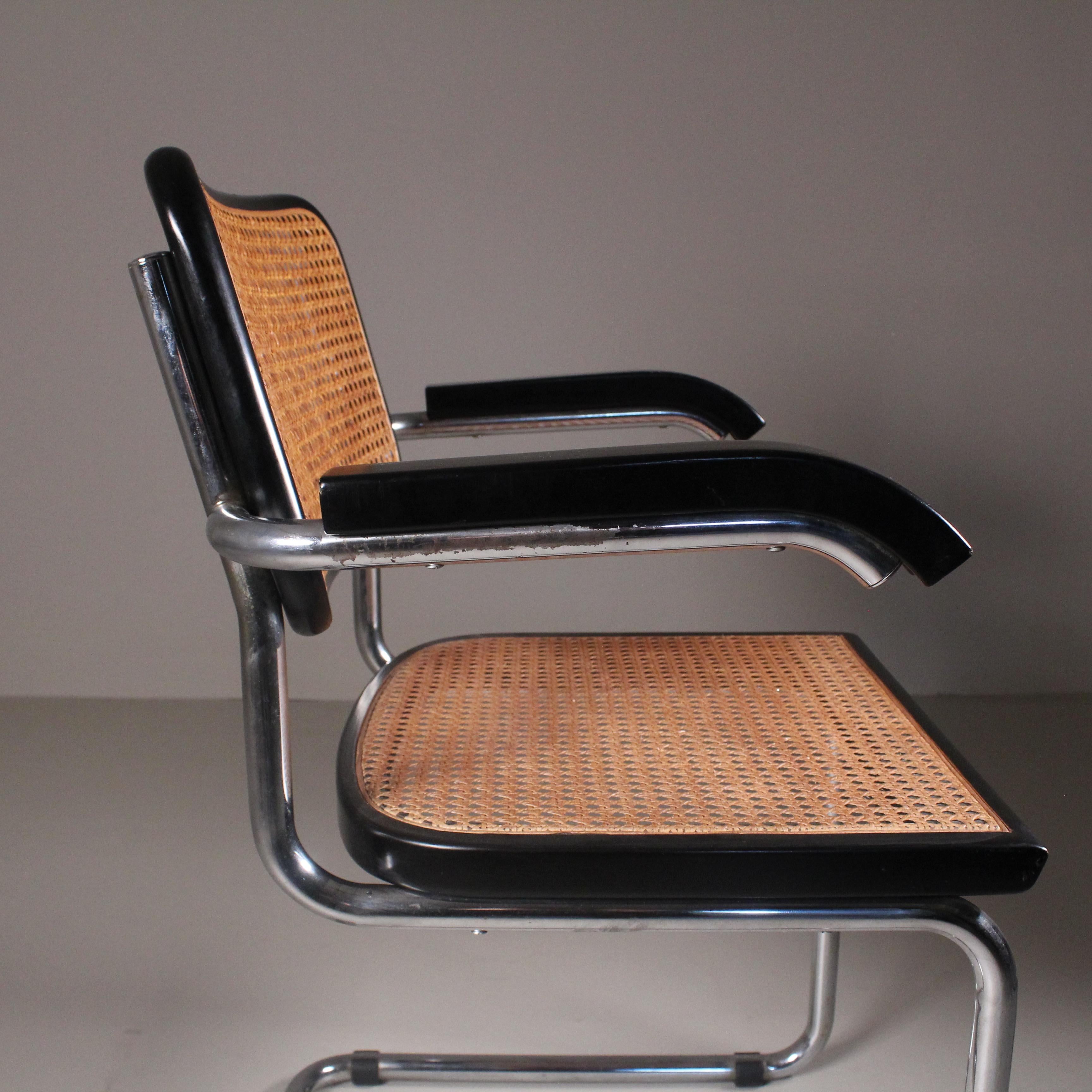 Ensemble de 2 chaises Cesca, Marcel Breuer, Gavina, 1970 en vente 5