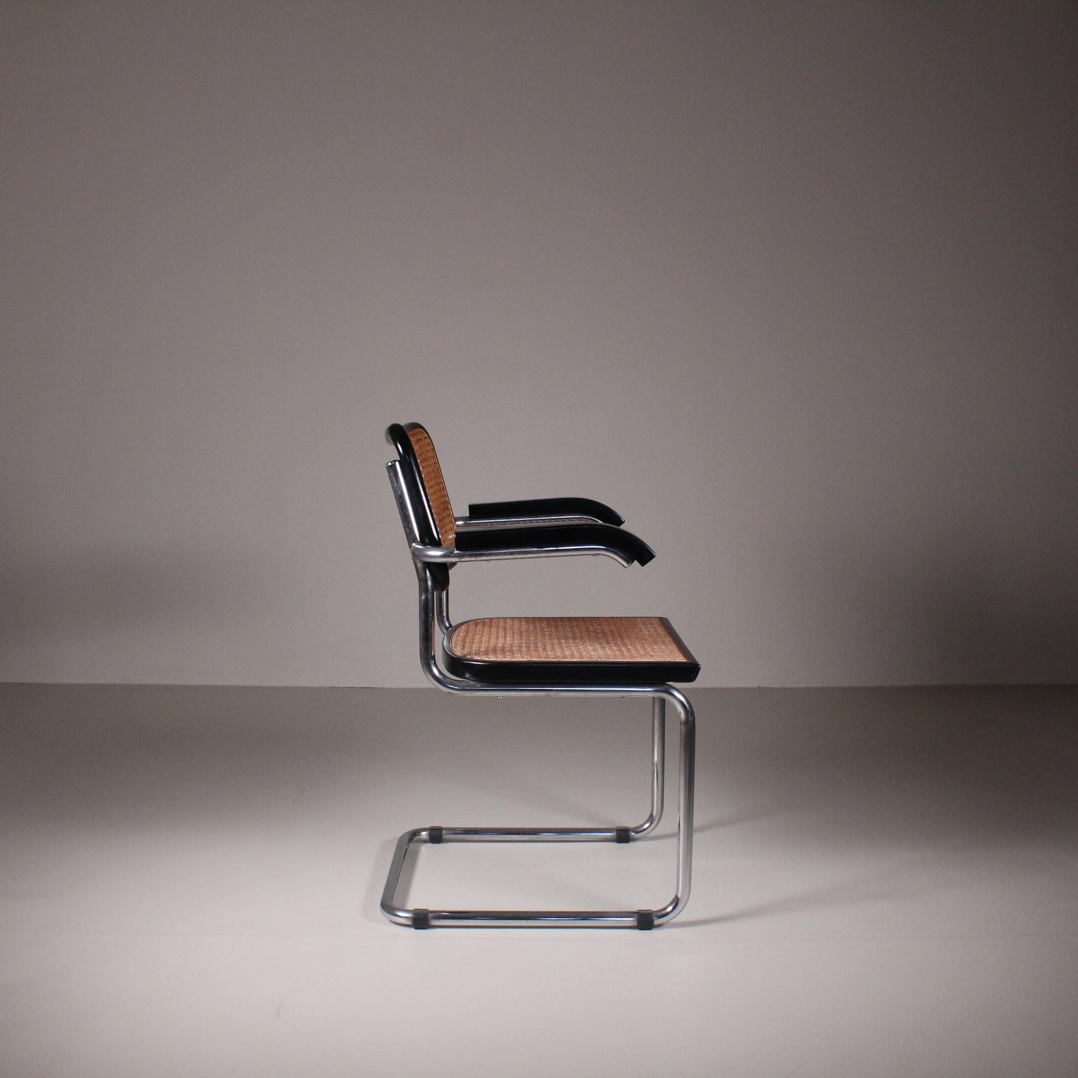 Set of 2 Chairs Cesca, Marcel Breuer, Gavina, 1970 In Good Condition For Sale In Milano, Lombardia