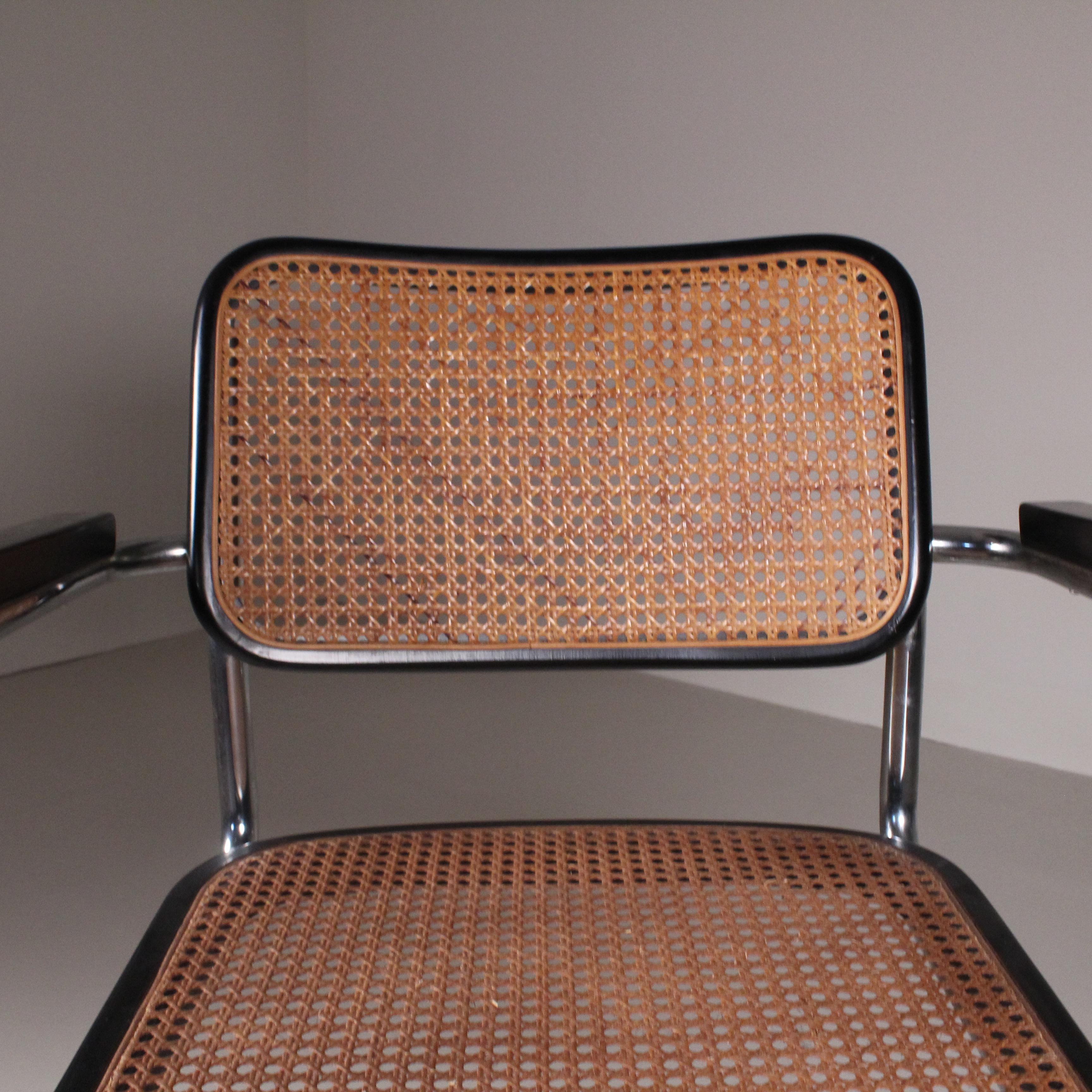 Set of 2 Chairs Cesca, Marcel Breuer, Gavina, 1970 For Sale 2
