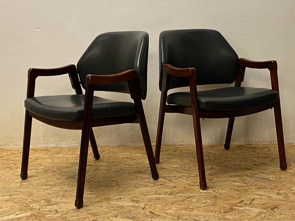 Mid-Century Modern Set of 2 Chairs Designer Ico Parisi for Cassina, 1960s