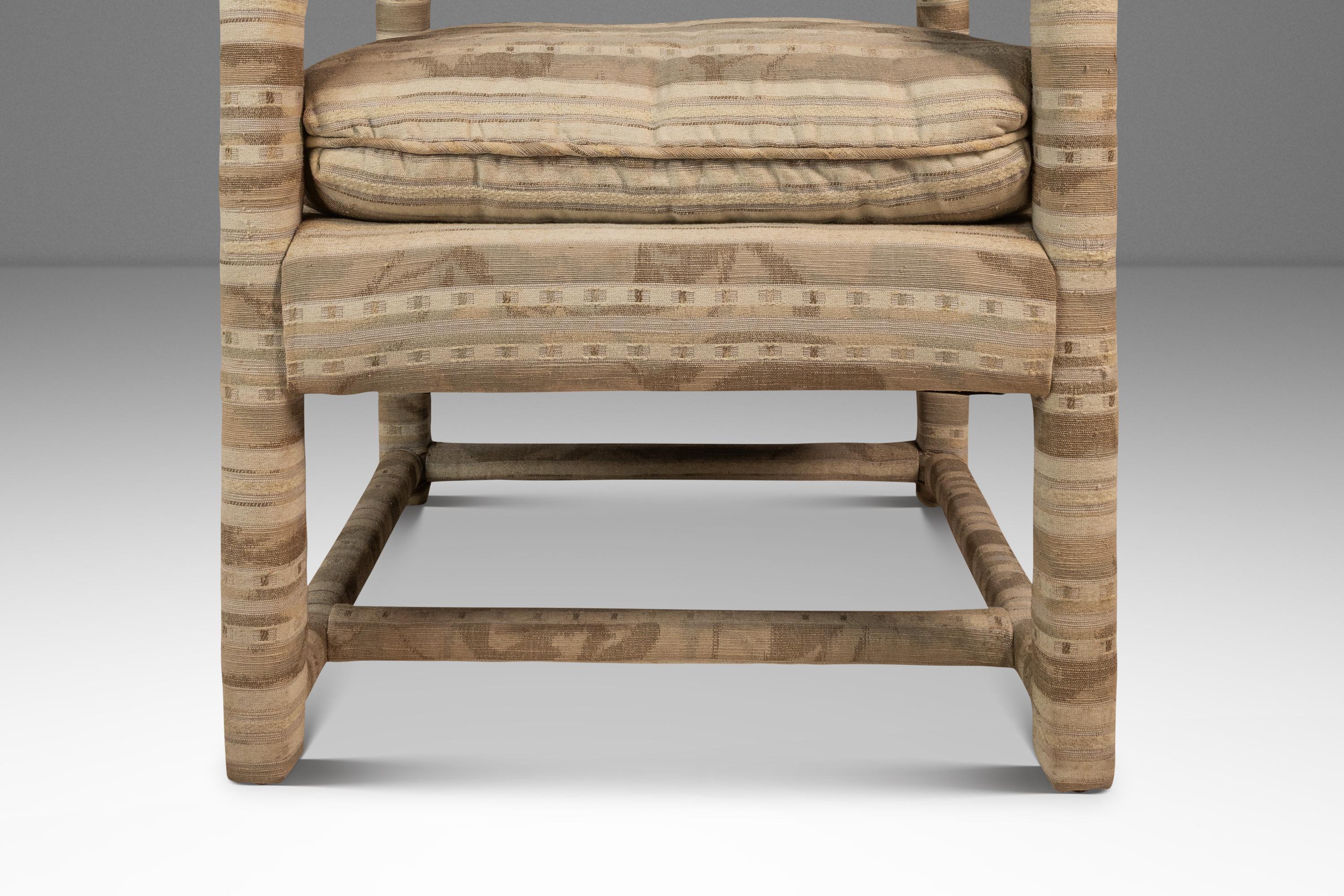 Set of 2 Chairs in Original Fabric Attributed to Milo Baughman, USA, c. 1960s For Sale 7