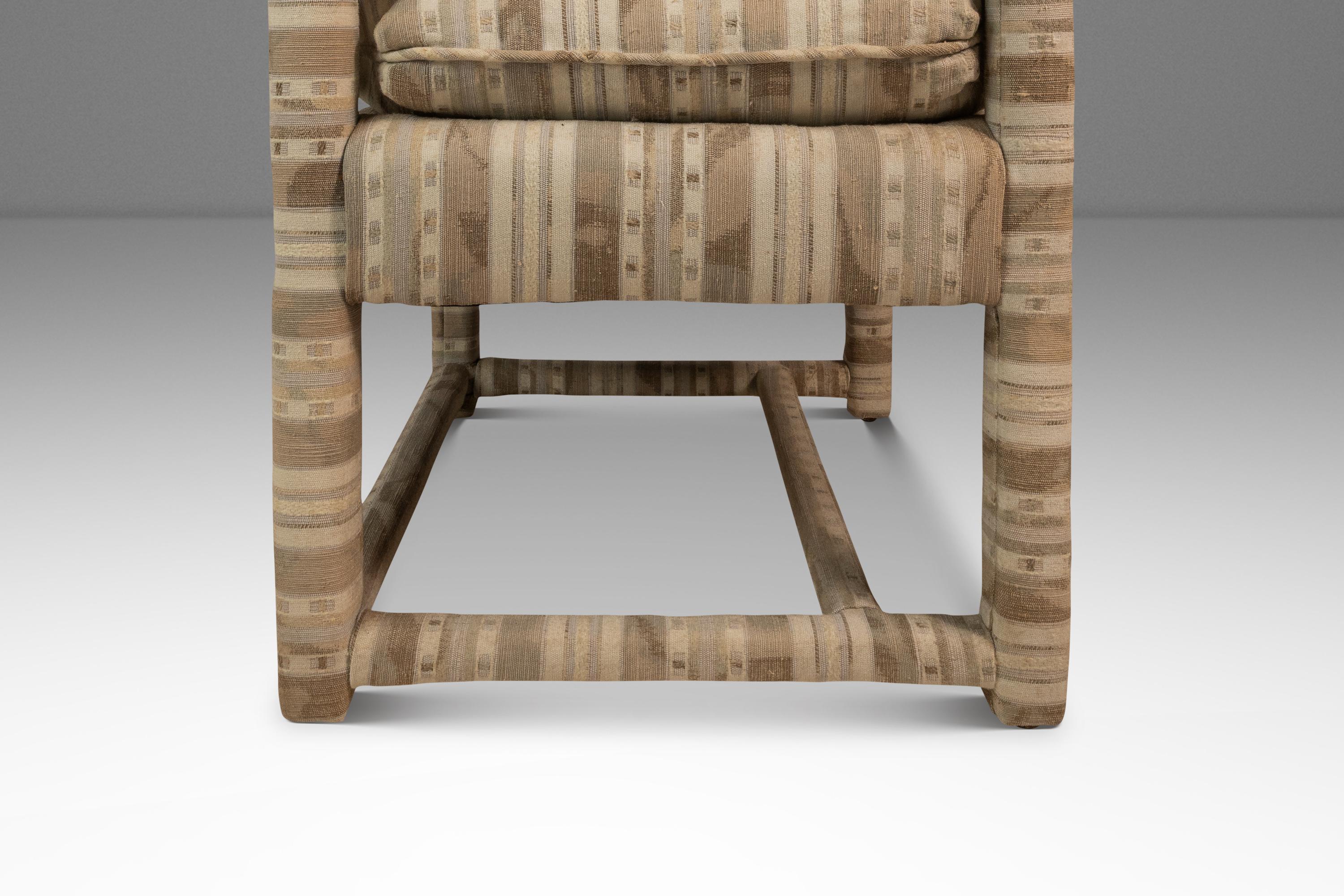 Set of 2 Chairs in Original Fabric Attributed to Milo Baughman, USA, c. 1960s For Sale 10