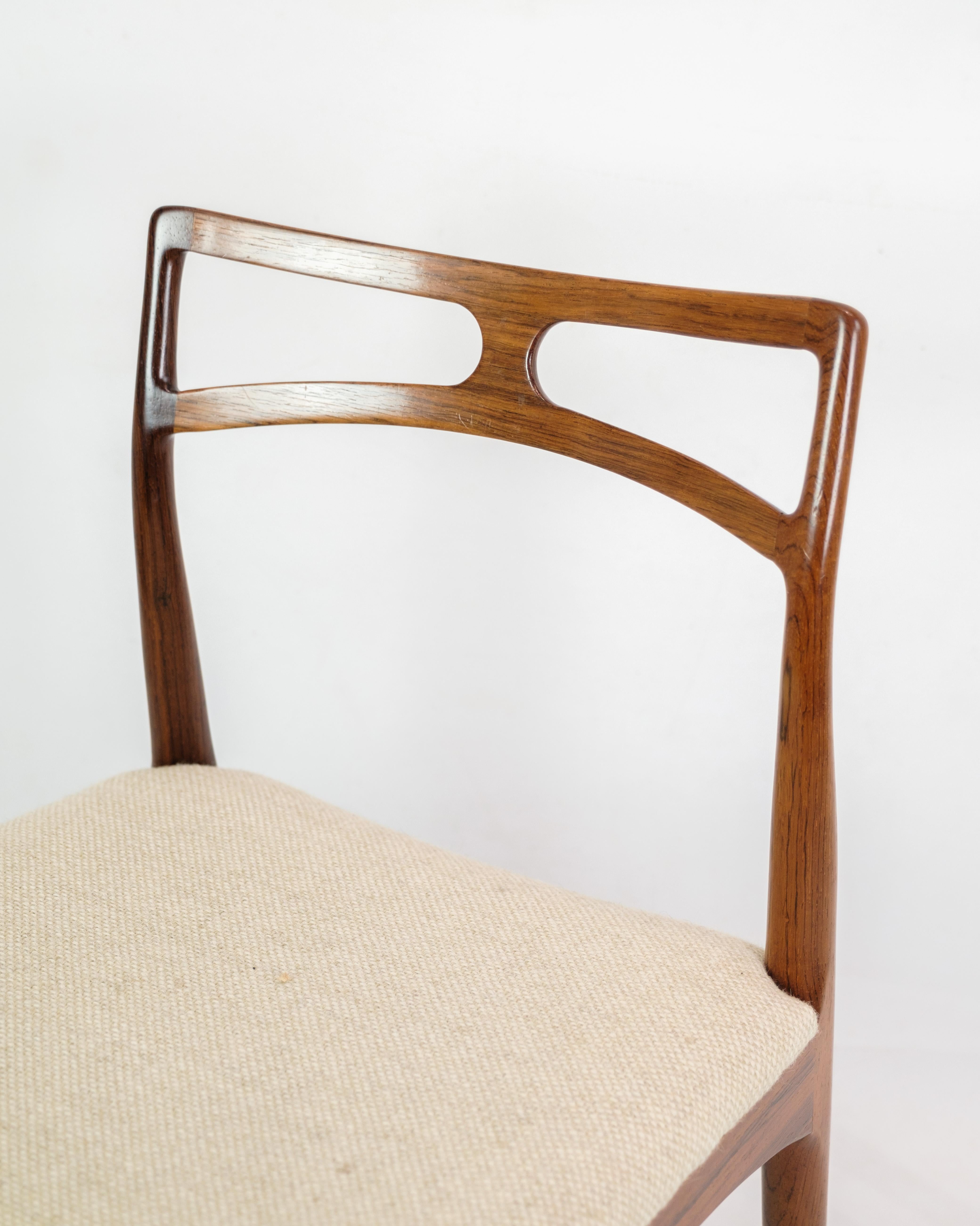 Mid-Century Modern Set of 2 chairs In Rosewood, Model 94 Designed By Johannes Andersen From 1960s