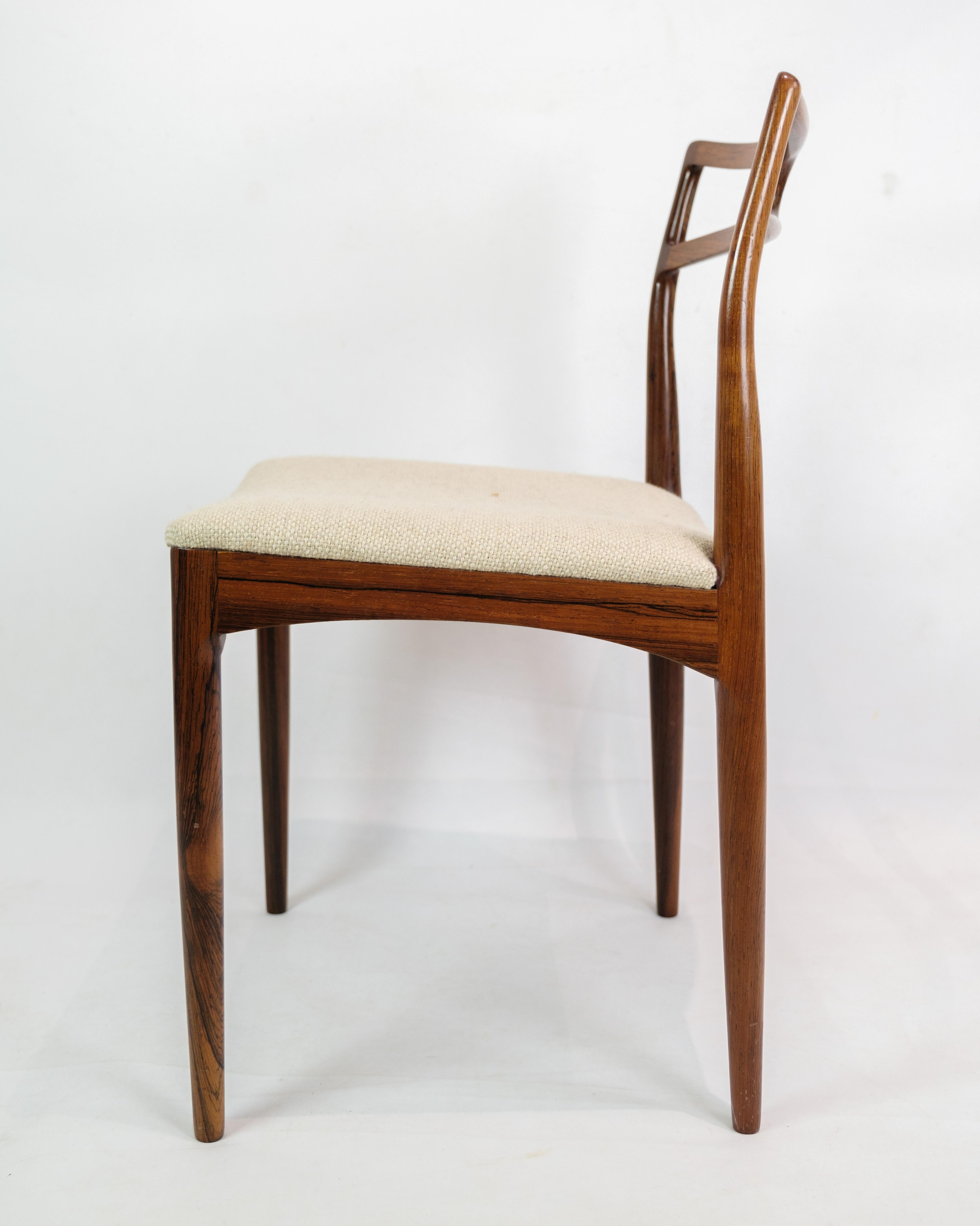 Mid-20th Century Set of 2 chairs In Rosewood, Model 94 Designed By Johannes Andersen From 1960s