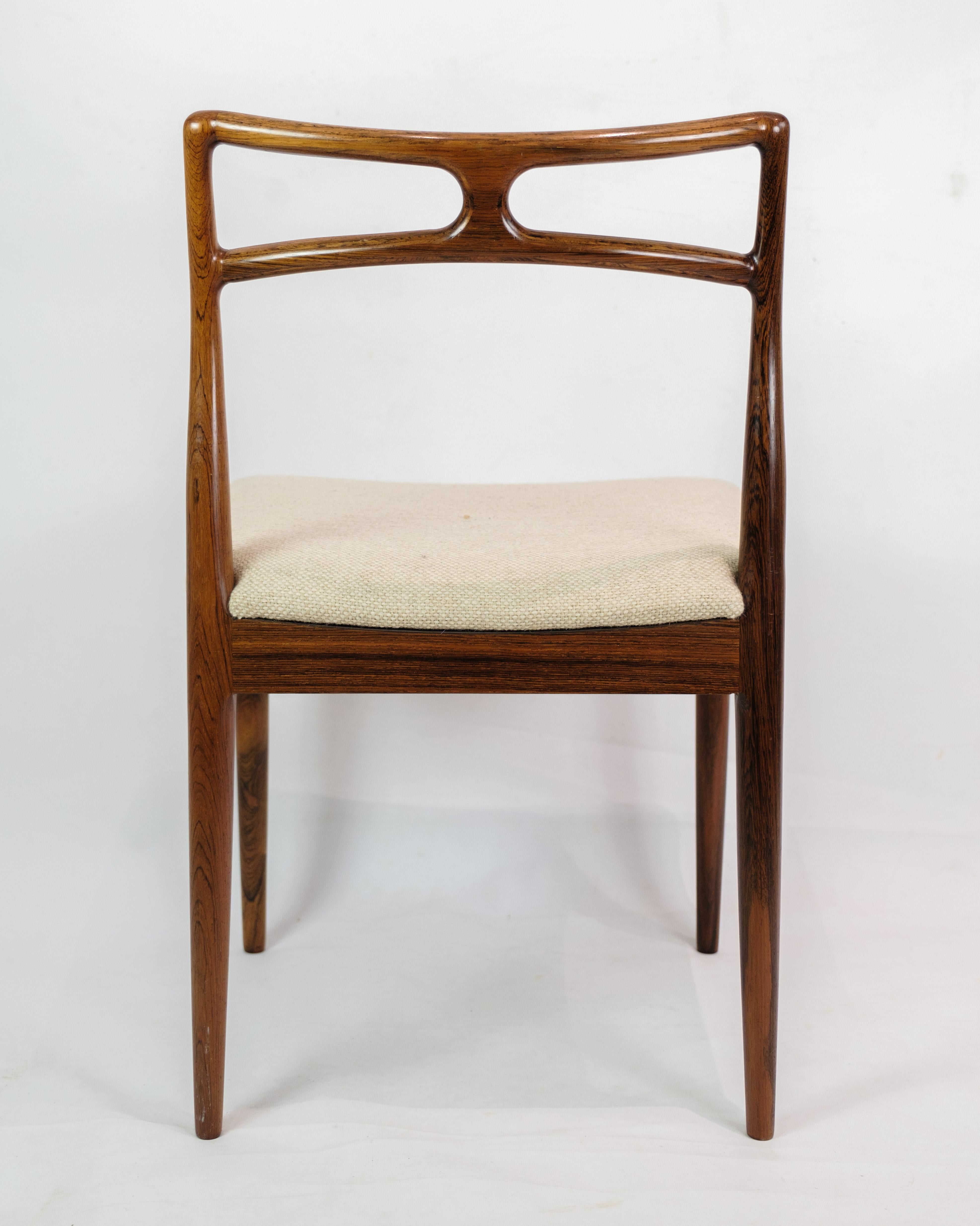 Set of 2 chairs In Rosewood, Model 94 Designed By Johannes Andersen From 1960s 1