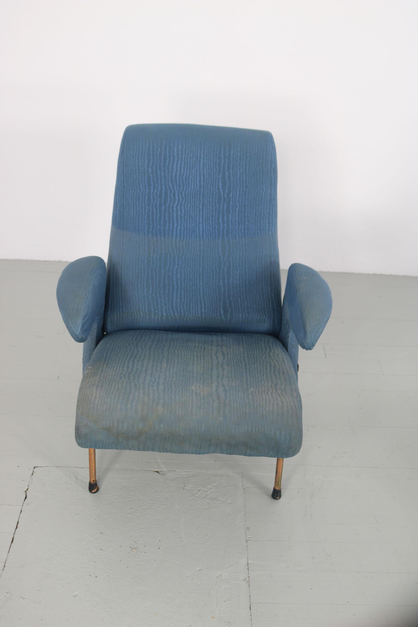 Metal Set of 2 Chairs Model Delfino by Erberto Carboni in 1954 by Arflex For Sale