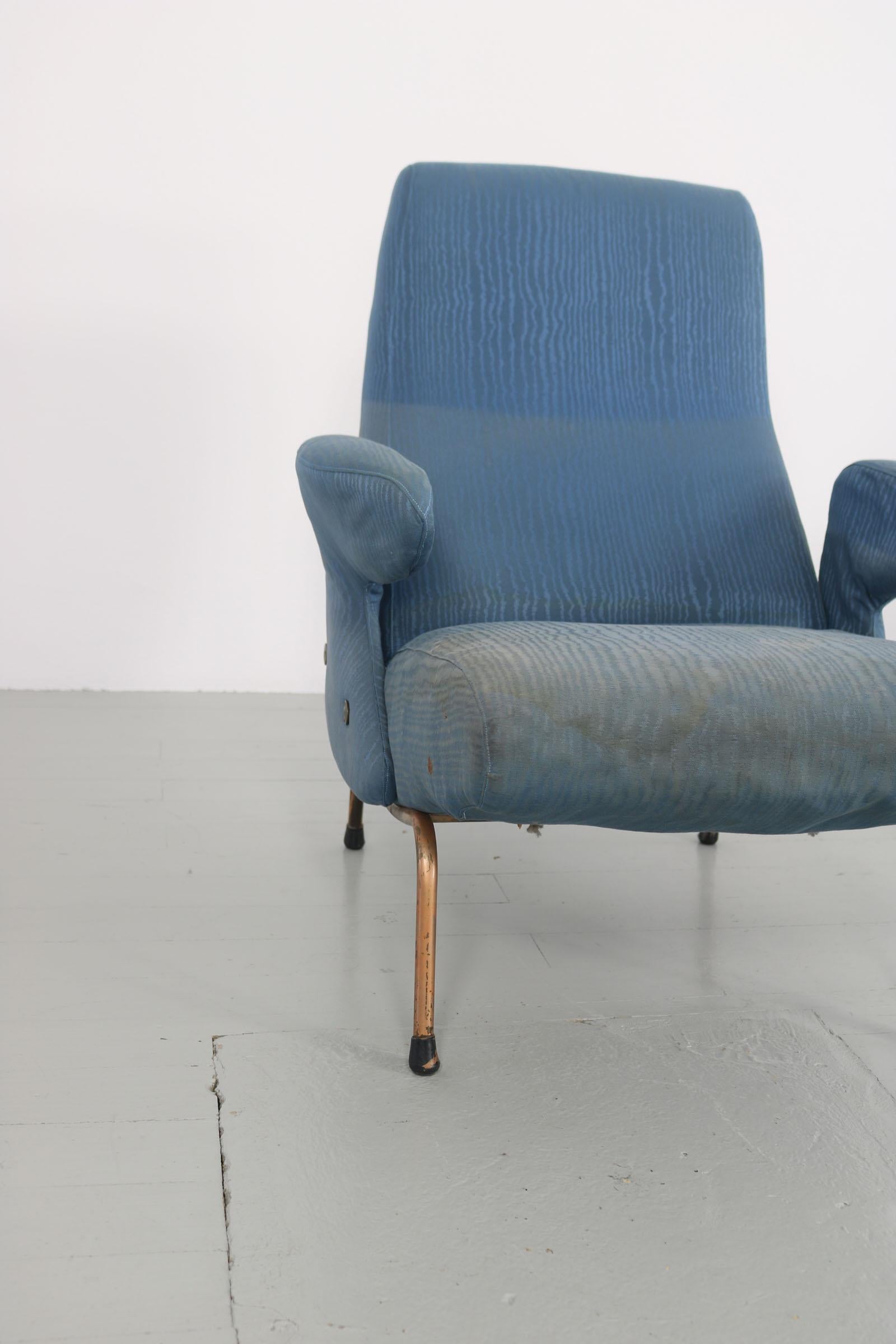 Set of 2 Chairs Model Delfino by Erberto Carboni in 1954 by Arflex For Sale 1